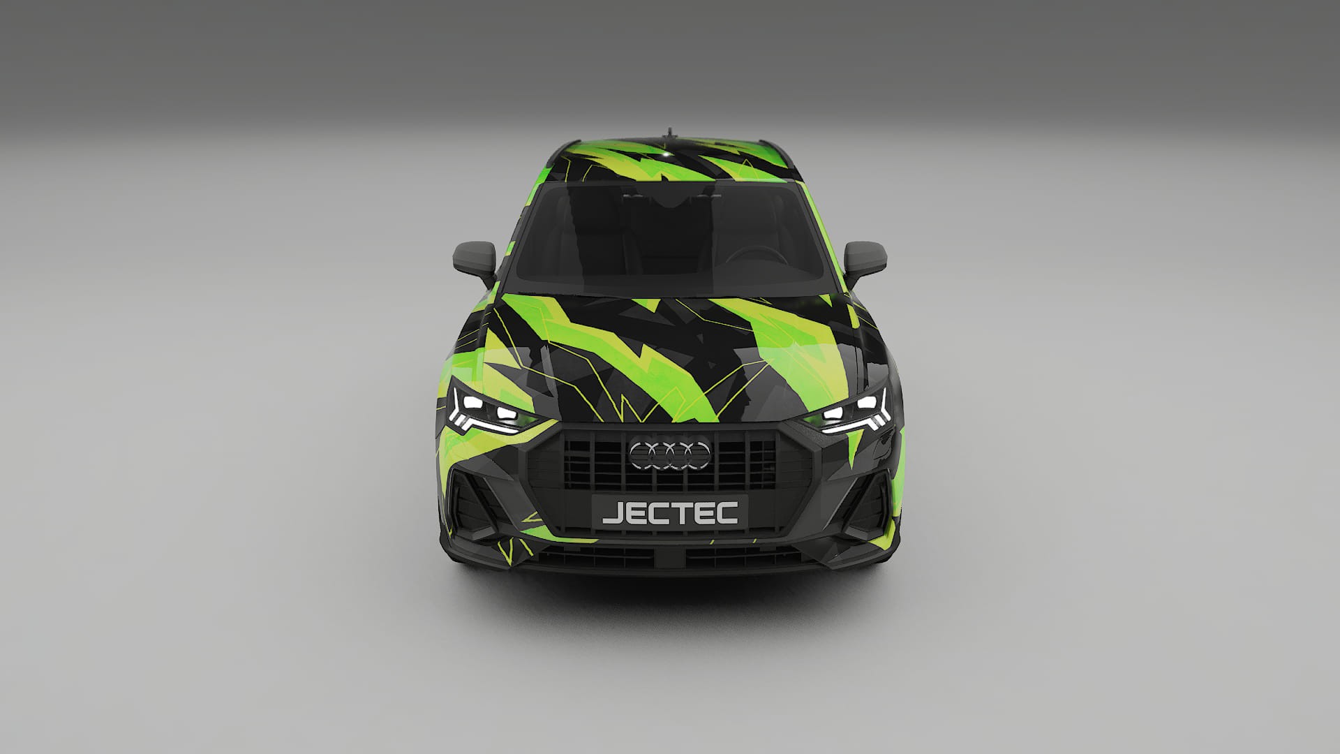 Audi Q3 S-Line F3 NINJA TURTLES – Design-Wrap PPF-Kit aus bedruckbarer Polyurethanfolie