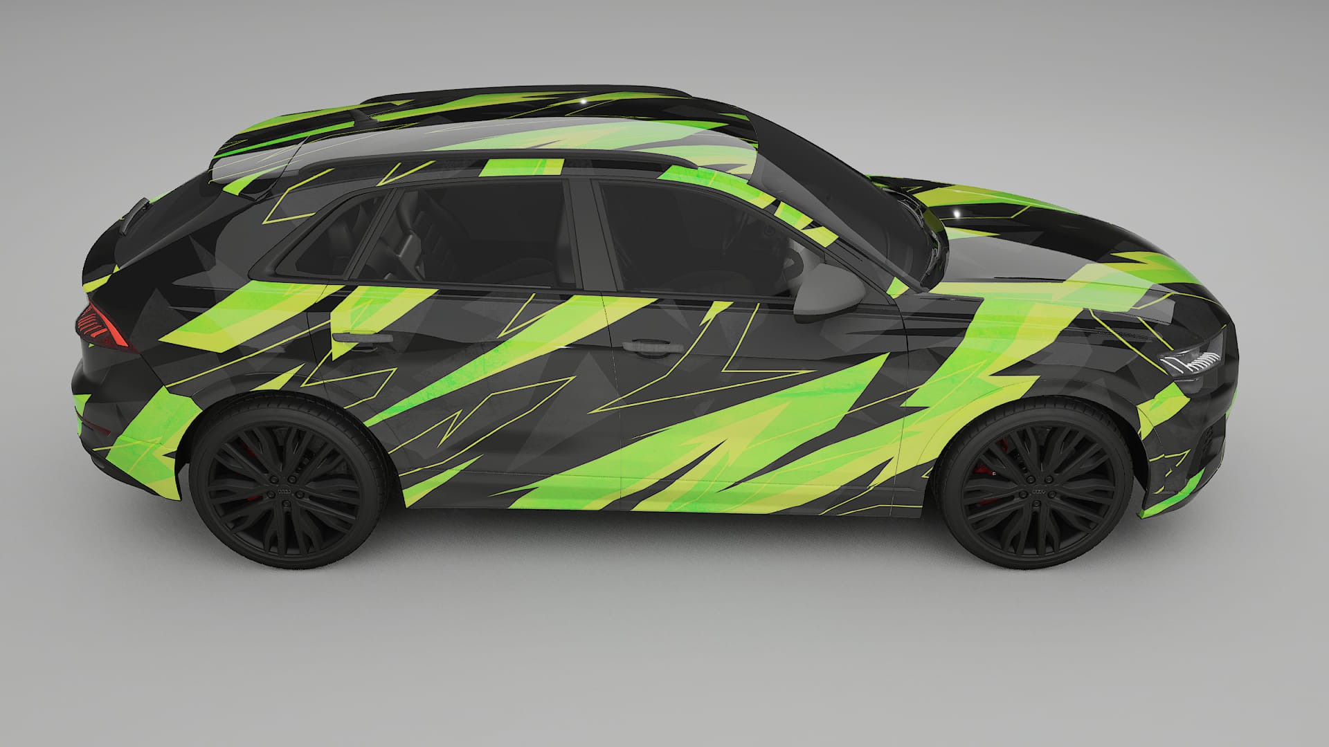 Audi Q8 F1 prefacelift pre-LCI NINJA TURTLES Designed Wrap PPF Kit – Printable Polyurethane Film