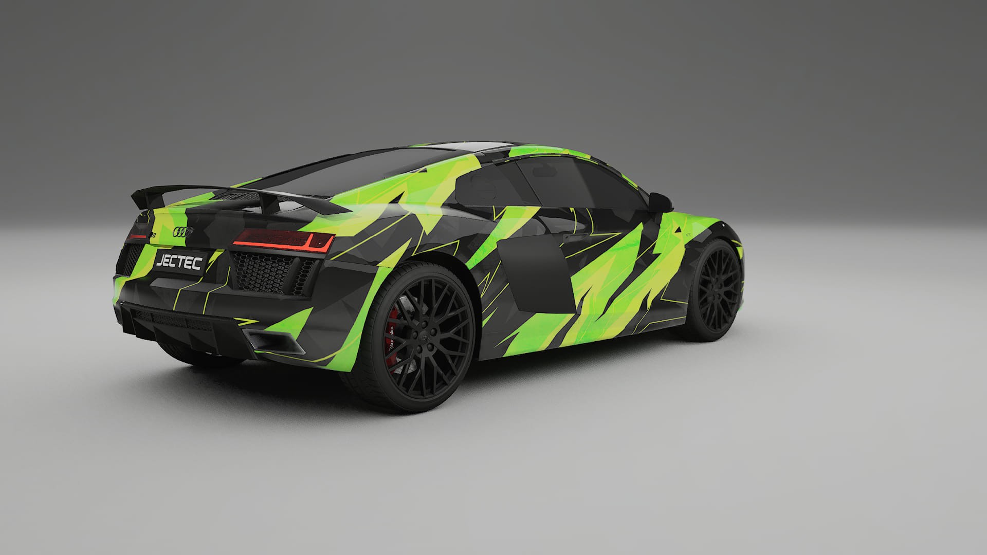Audi R8 typ-4S prefacelift pre-LCI NINJA TURTLES Designed Wrap PPF Kit – Printable Polyurethane Film