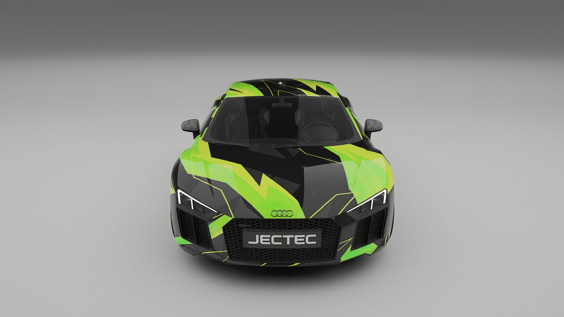 Audi R8 typ-4S prefacelift pre-LCI NINJA TURTLES Designed Wrap PPF Kit – Printable Polyurethane Film