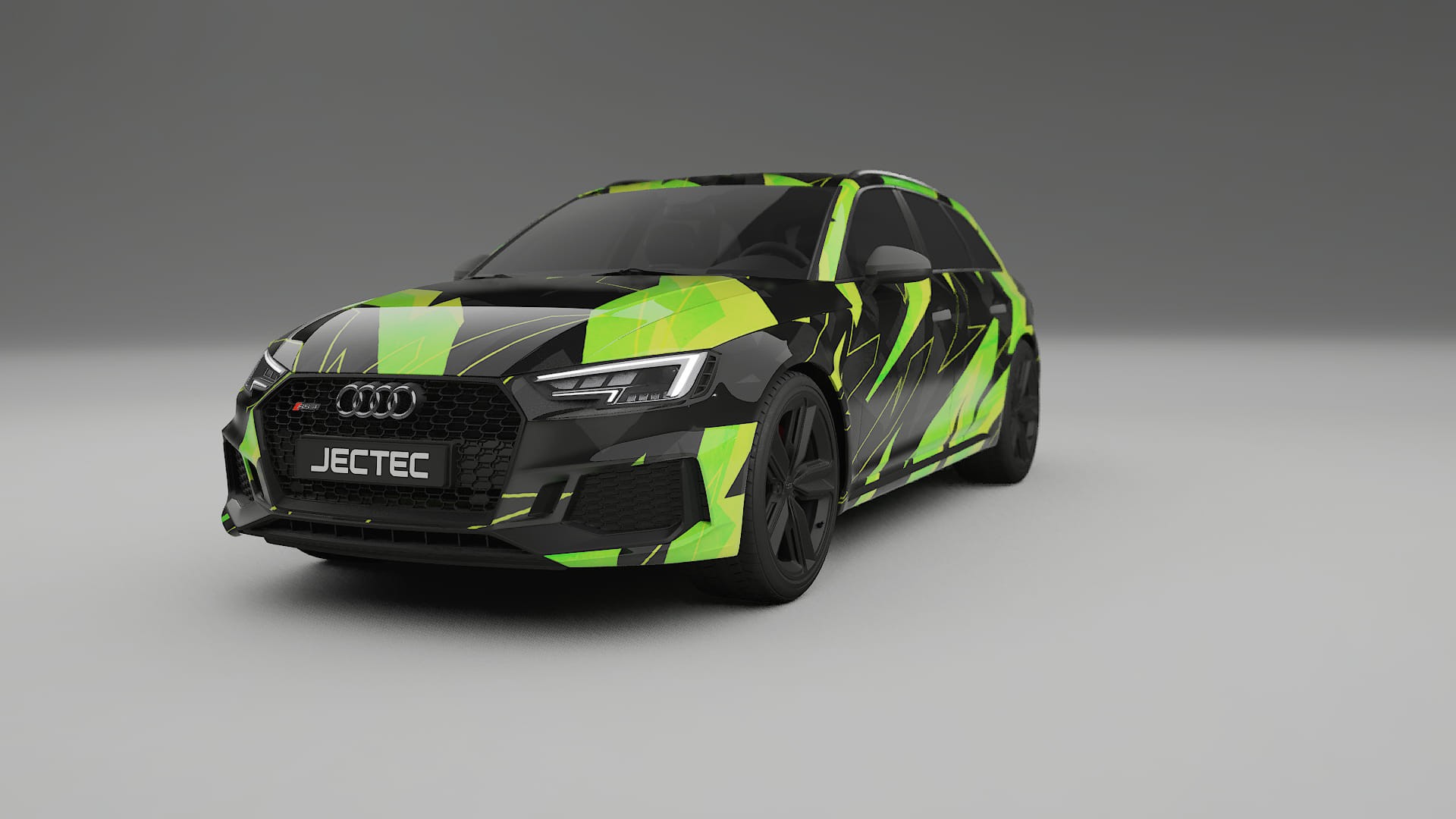 Audi RS4 Avant B9 prefacelift pre-LCI NINJA TURTLES – Design-Wrap PPF-Kit aus bedruckbarer Polyurethanfolie
