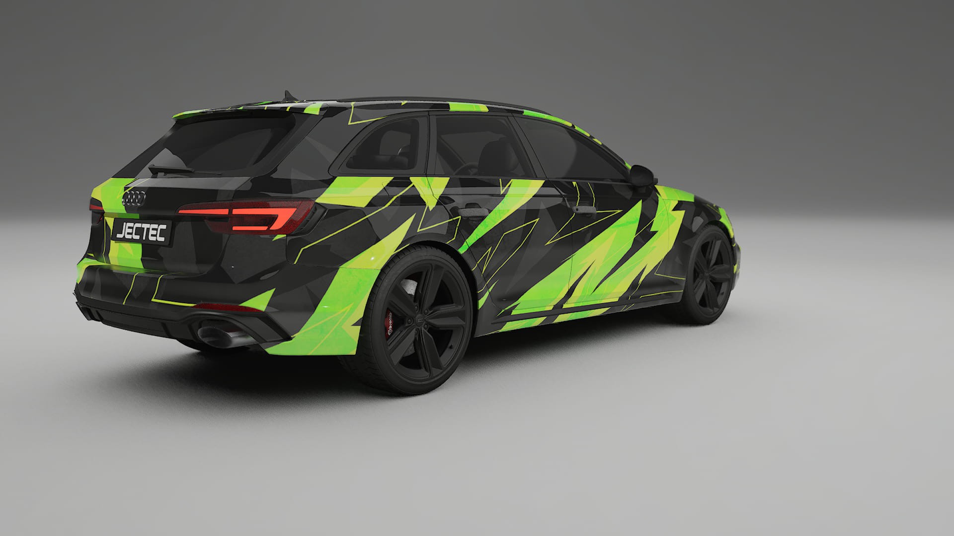 Audi RS4 Avant B9 prefacelift pre-LCI NINJA TURTLES – Design-Wrap PPF-Kit aus bedruckbarer Polyurethanfolie