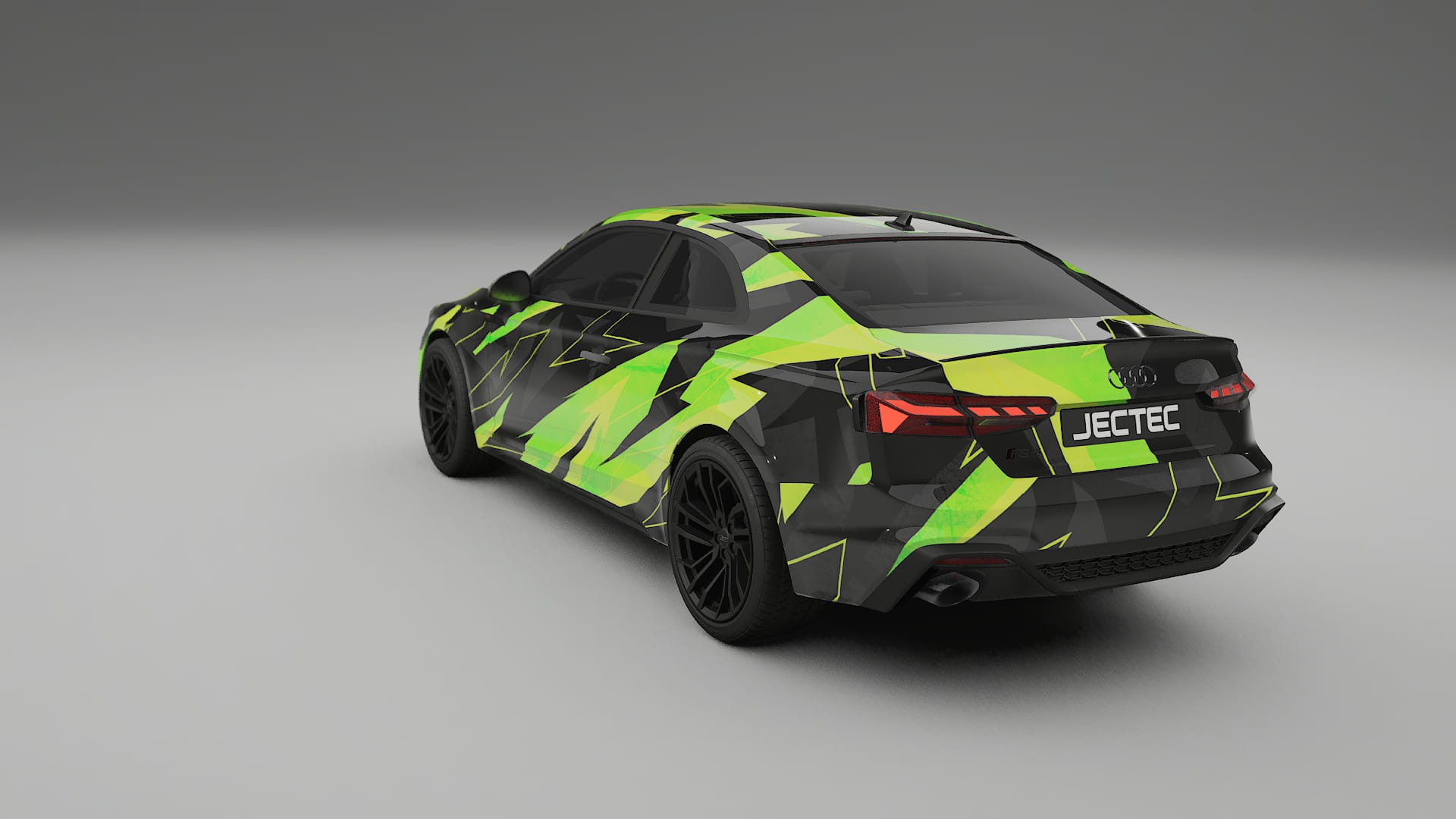 Audi RS5 Coupe B9 facelift pre-LCI NINJA TURTLES – Design-Wrap PPF-Kit aus bedruckbarer Polyurethanfolie