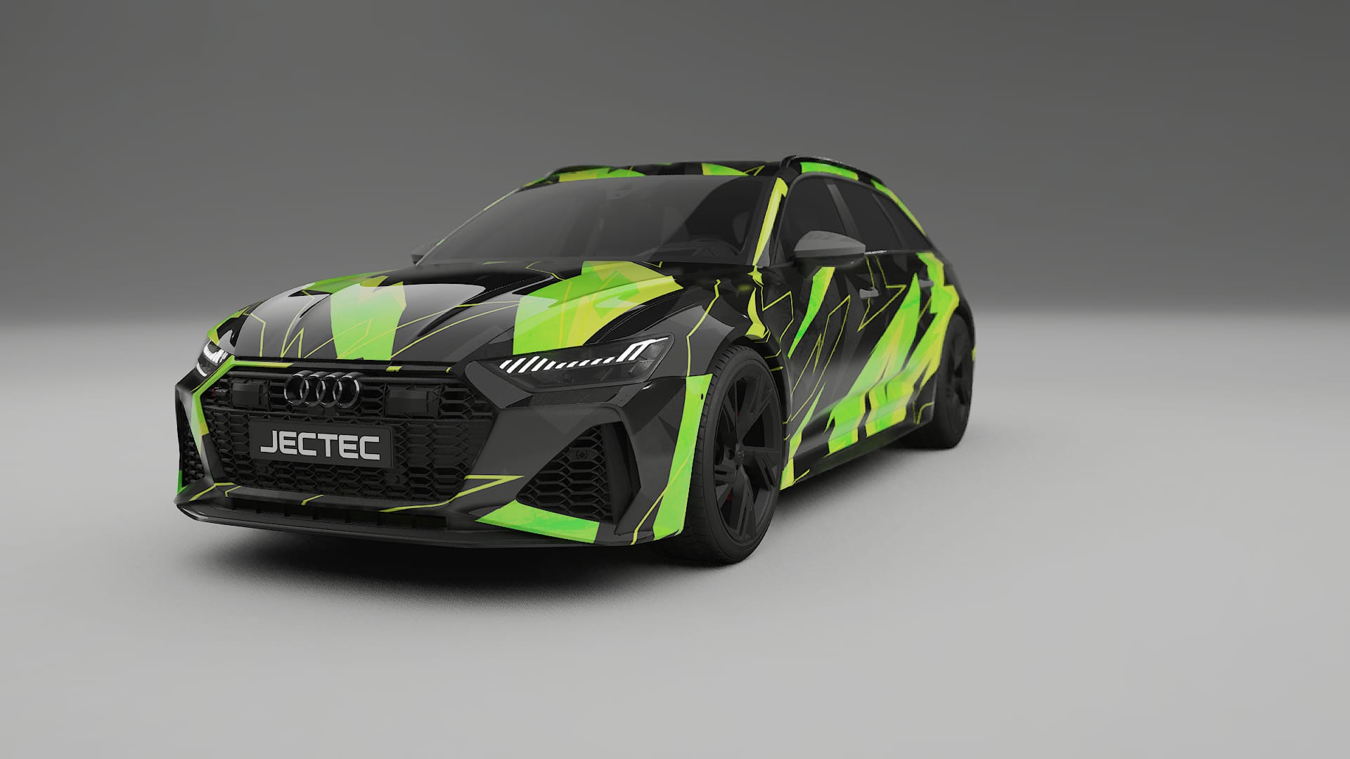 Audi RS6 Avant C8 facelift LCI NINJA TURTLES Designed Wrap PPF Kit – Printable Polyurethane Film
