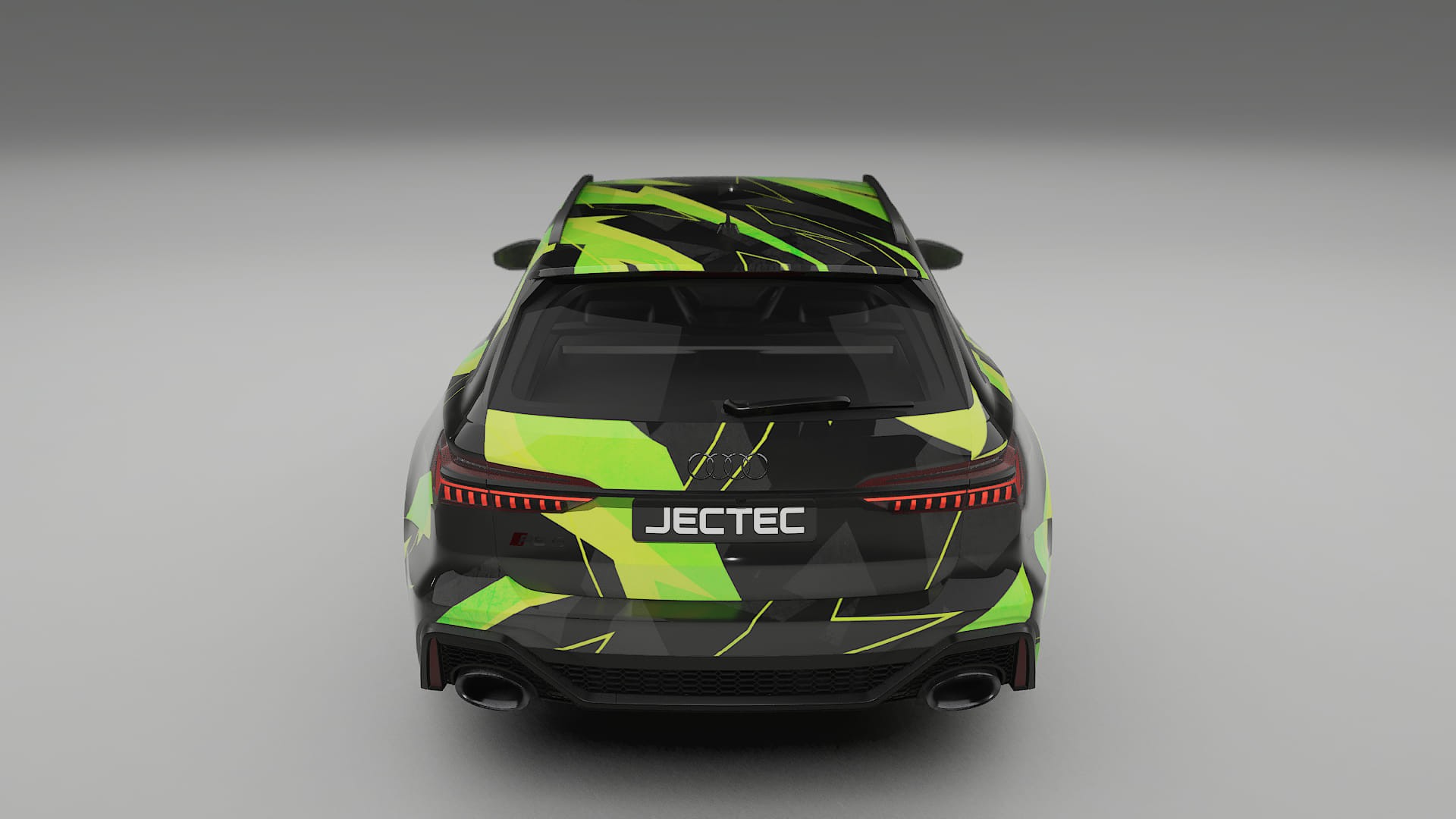 Audi RS6 Avant C8 facelift LCI NINJA TURTLES – Design-Wrap PPF-Kit aus bedruckbarer Polyurethanfolie