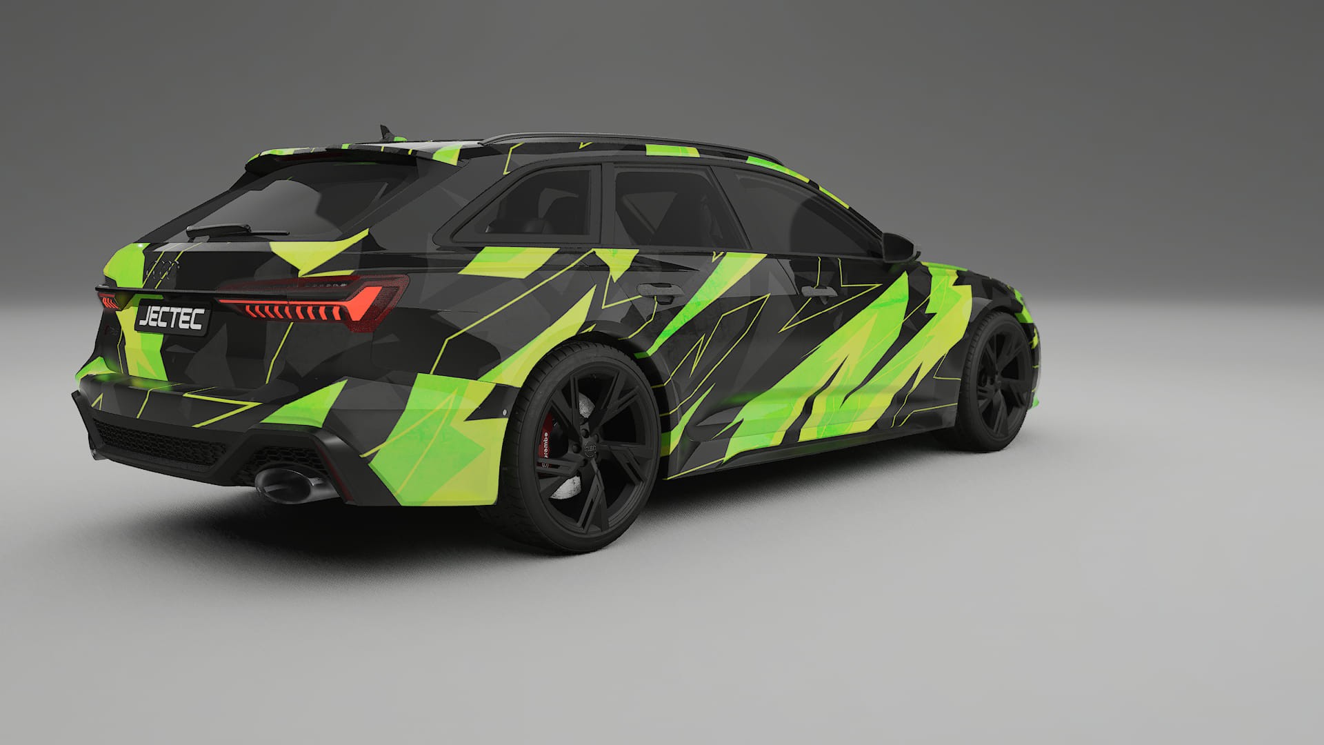 Audi RS6 Avant C8 facelift LCI NINJA TURTLES – Design-Wrap PPF-Kit aus bedruckbarer Polyurethanfolie