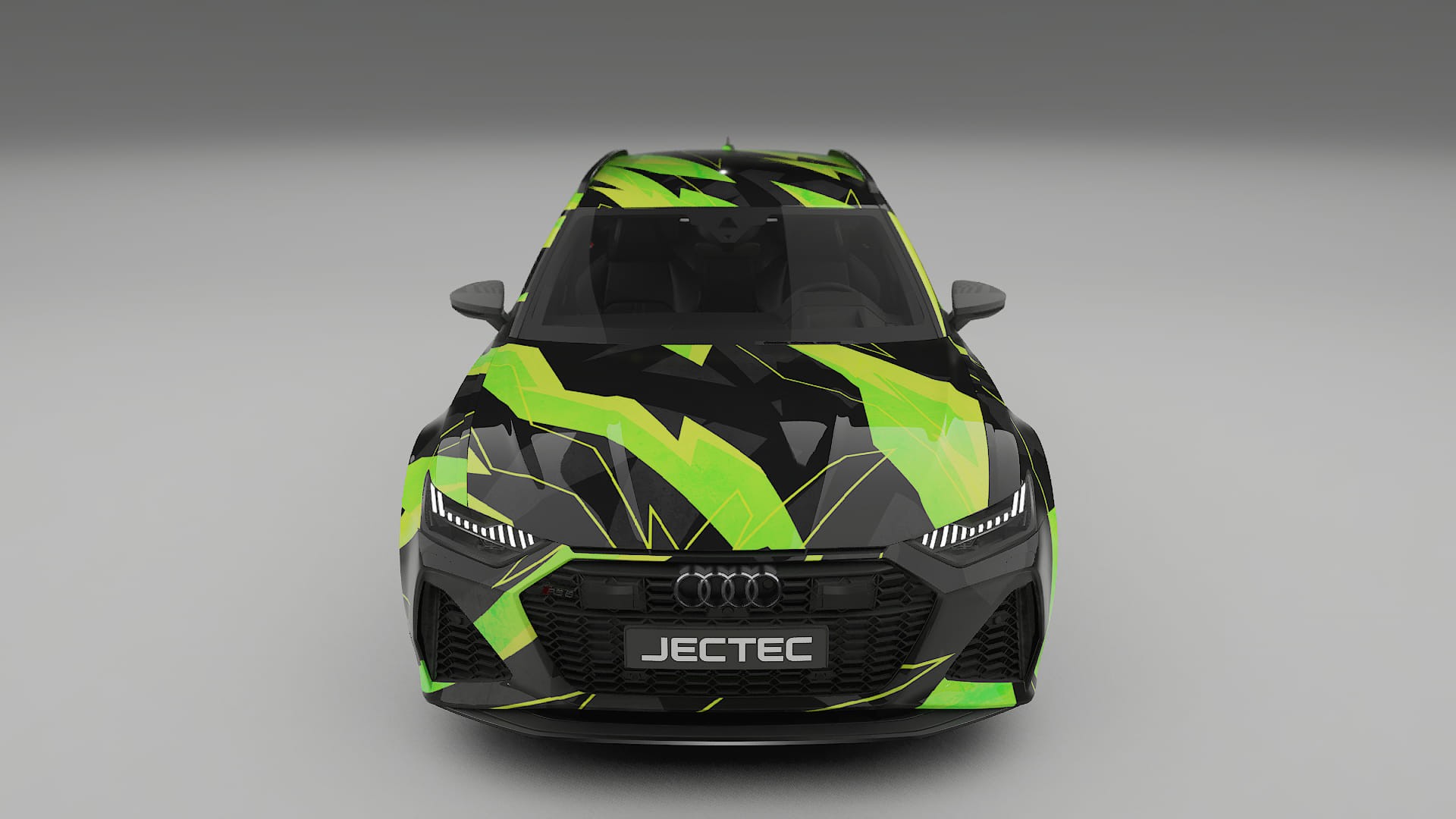 Audi RS6 Avant C8 facelift LCI NINJA TURTLES – Design-Wrap PPF-Kit aus bedruckbarer Polyurethanfolie