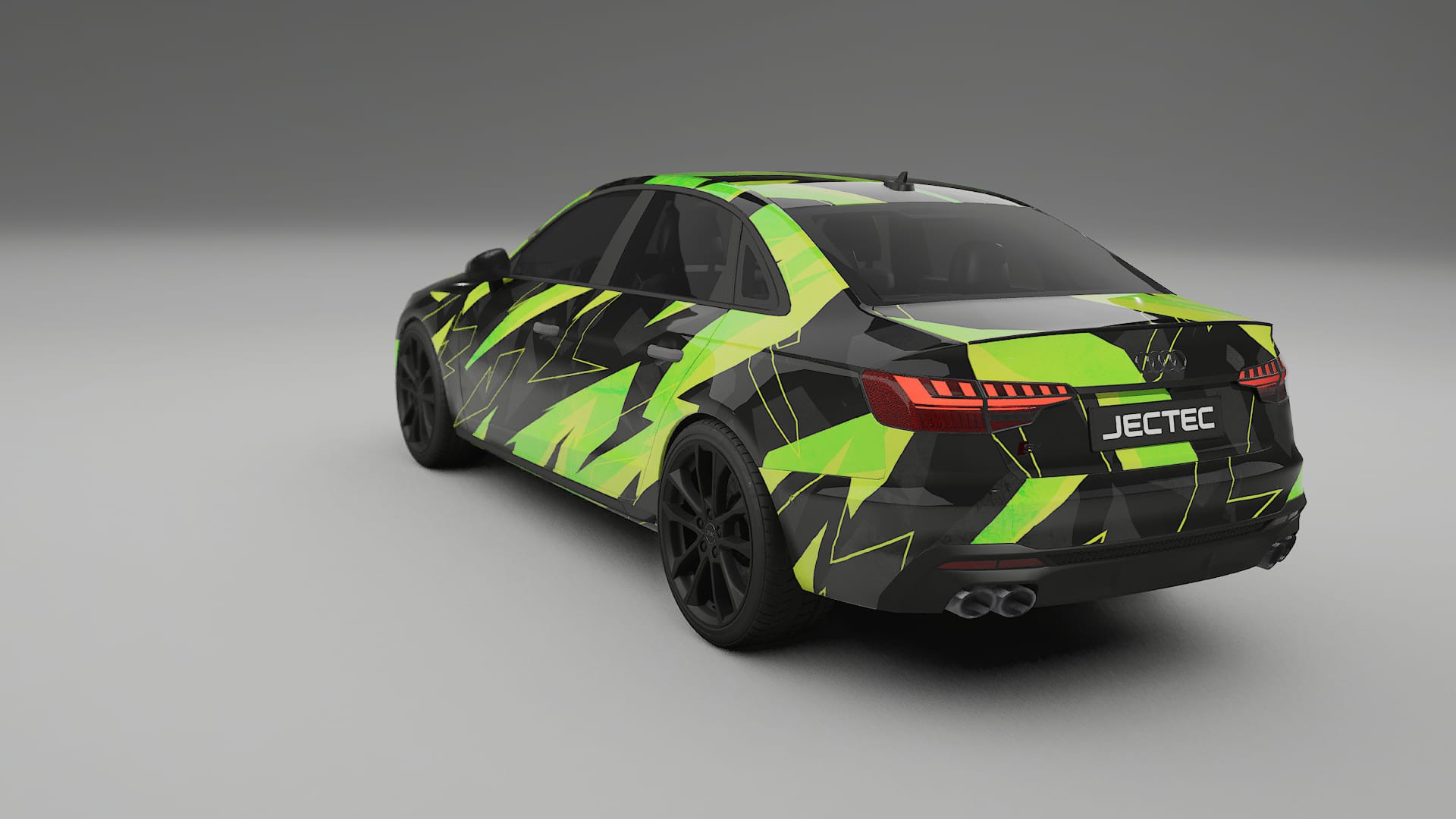 Audi S4 Sedan B9 facelift LCI NINJA TURTLES – Design-Wrap PPF-Kit aus bedruckbarer Polyurethanfolie