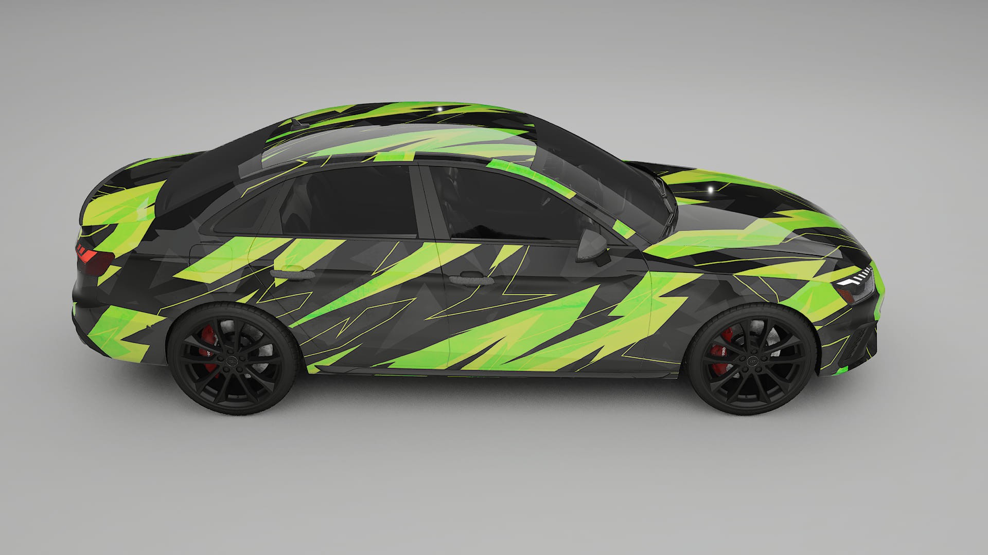 Audi S4 Sedan B9 facelift LCI NINJA TURTLES Designed Wrap PPF Kit – Printable Polyurethane Film