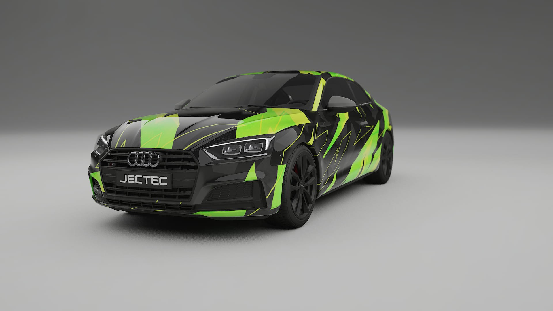 Audi S5 B9 prefacelift pre-LCI NINJA TURTLES – Design-Wrap PPF-Kit aus bedruckbarer Polyurethanfolie