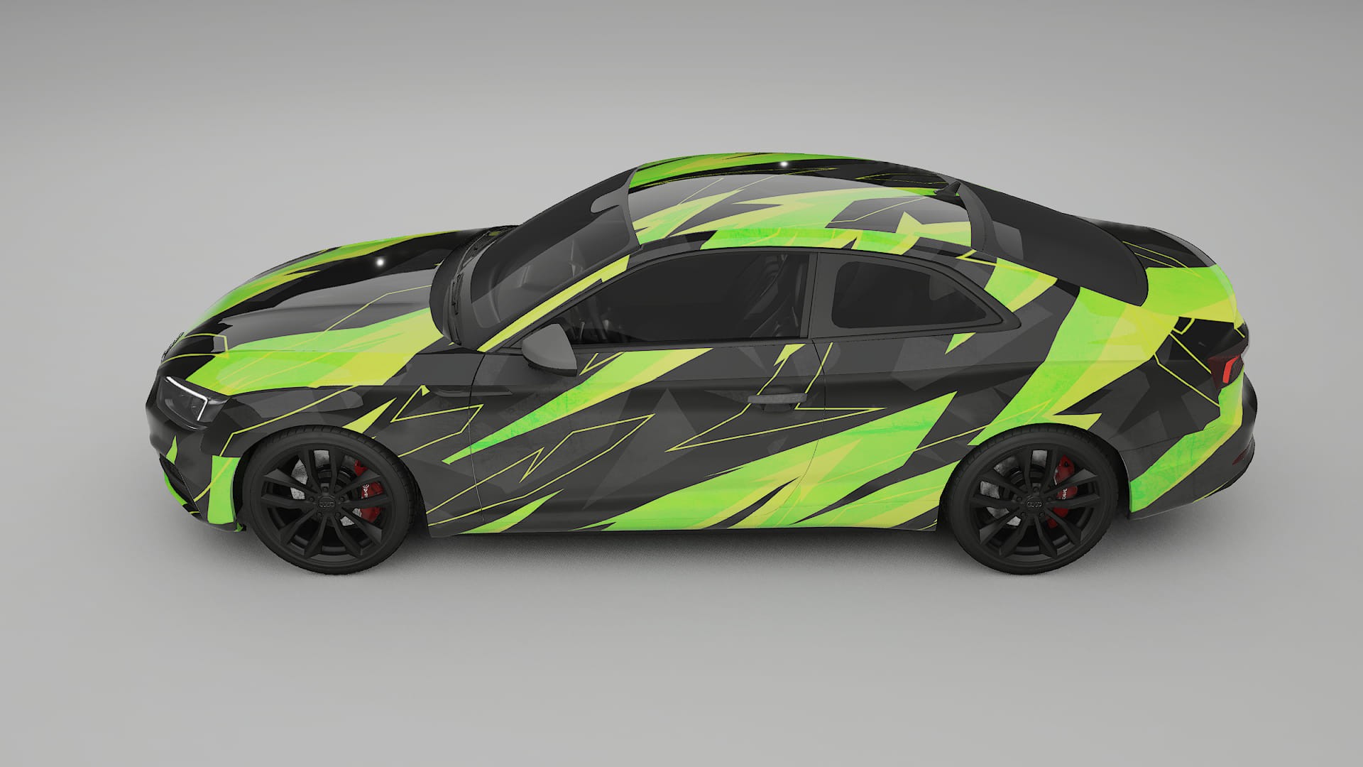 Audi S5 B9 prefacelift pre-LCI NINJA TURTLES Designed Wrap PPF Kit – Printable Polyurethane Film