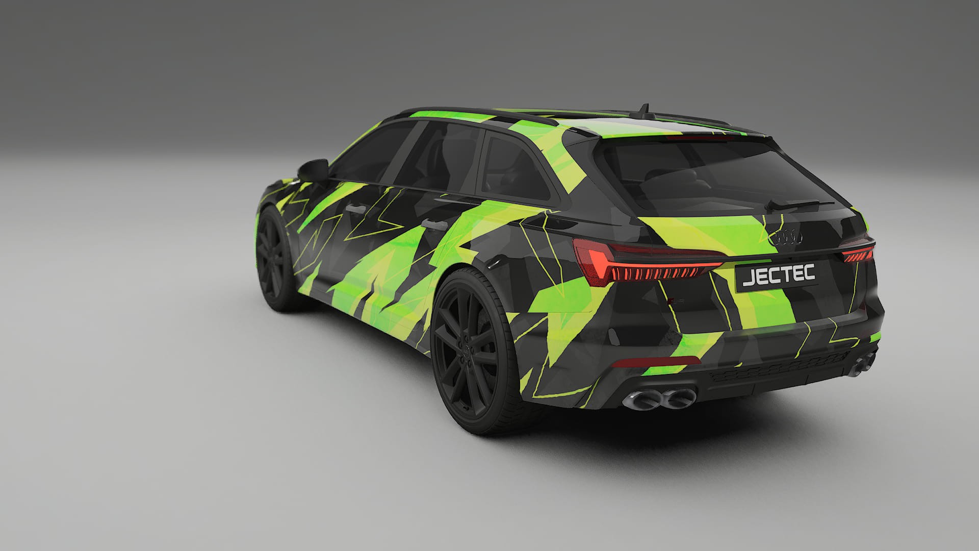 Audi S6 Avant prefacelift pre-LCI C8 NINJA TURTLES – Design-Wrap PPF-Kit aus bedruckbarer Polyurethanfolie