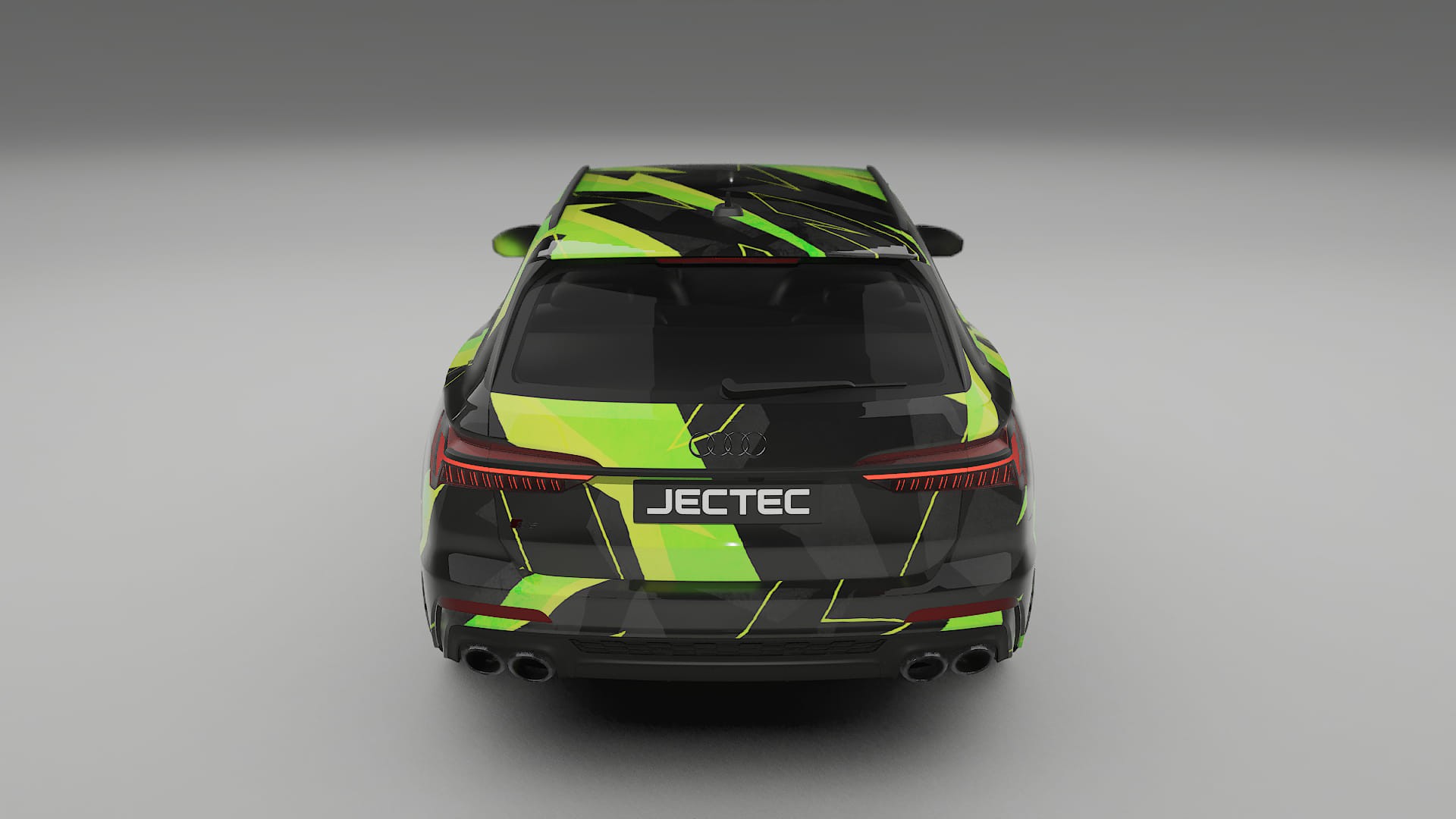 Audi S6 Avant prefacelift pre-LCI C8 NINJA TURTLES – Design-Wrap PPF-Kit aus bedruckbarer Polyurethanfolie