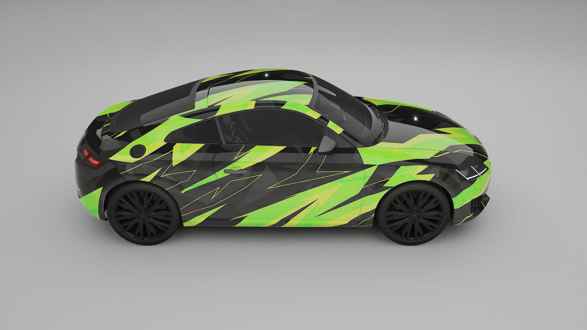 Audi TT Coupe 8S prefacelift pre-LCI NINJA TURTLES Designed Wrap PPF Kit – Printable Polyurethane Film