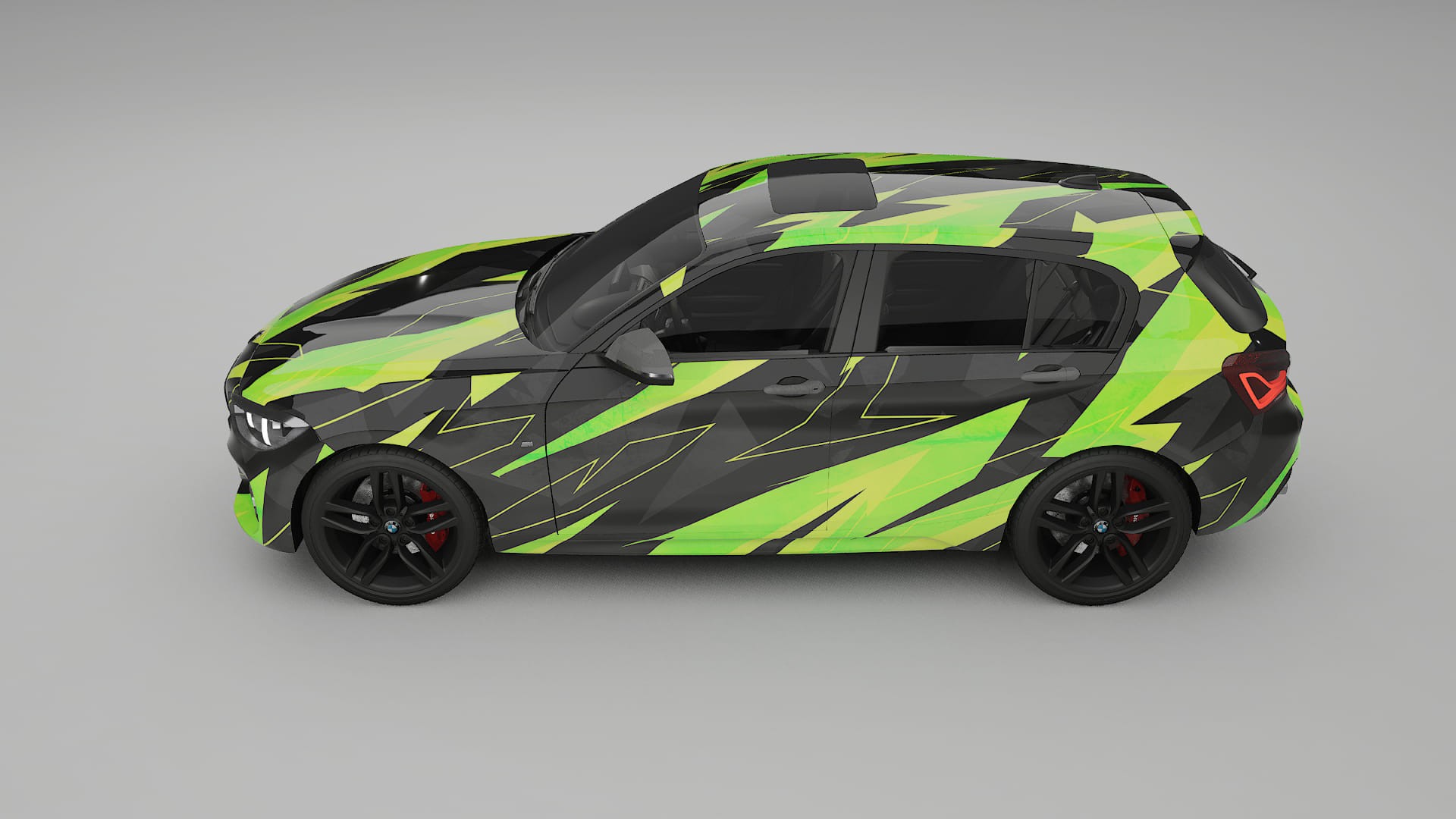 BMW 1 F20 facelift LCI NINJA TURTLES Designed Wrap PPF Kit – Printable Polyurethane Film
