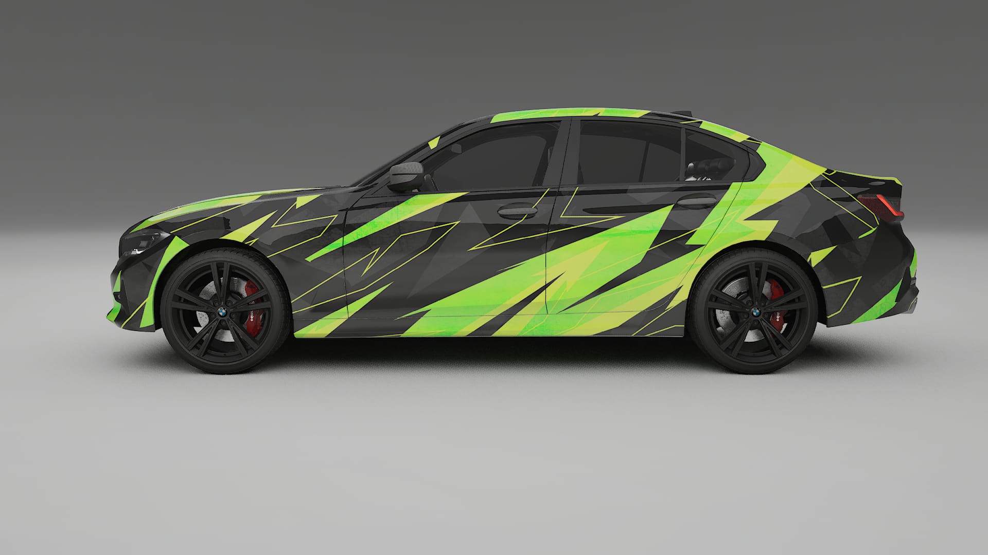 BMW 3 G20 prefacelift pre-LCI NINJA TURTLES – Design-Wrap PPF-Kit aus bedruckbarer Polyurethanfolie