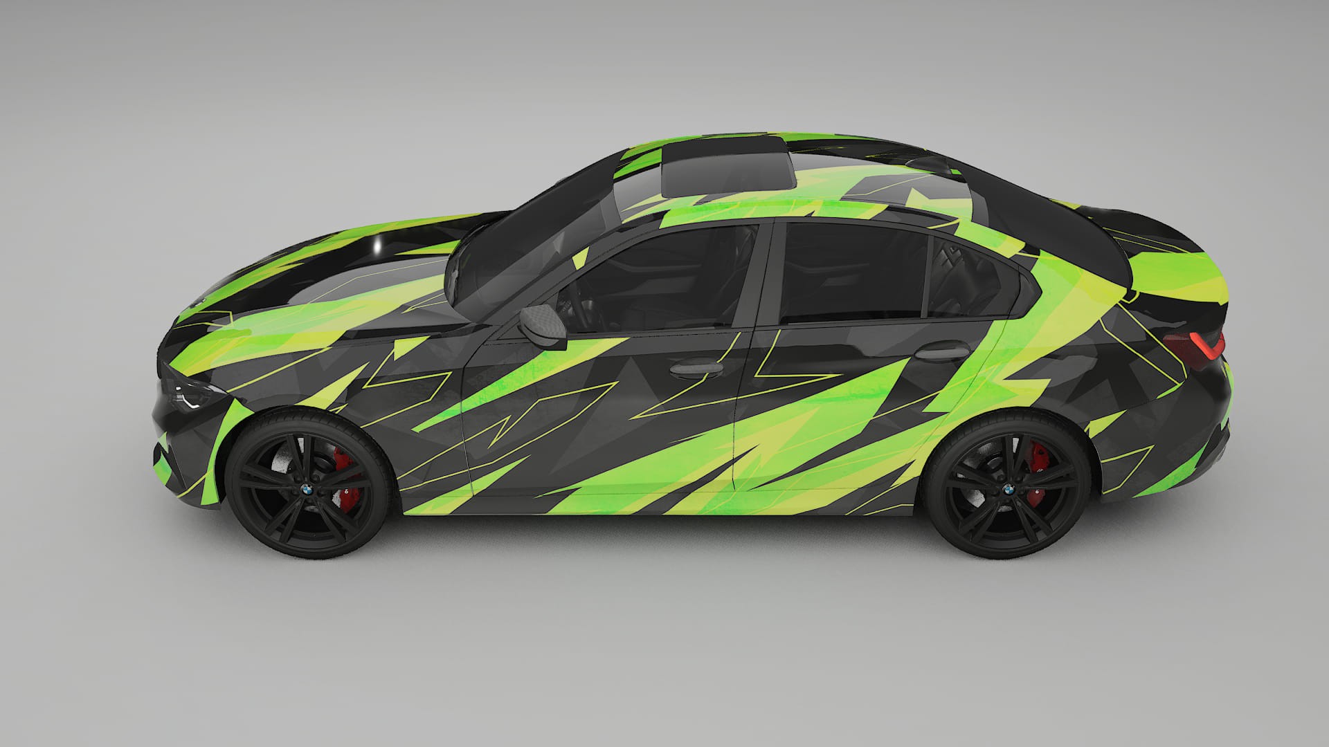 BMW 3 G20 prefacelift pre-LCI NINJA TURTLES – Design-Wrap PPF-Kit aus bedruckbarer Polyurethanfolie