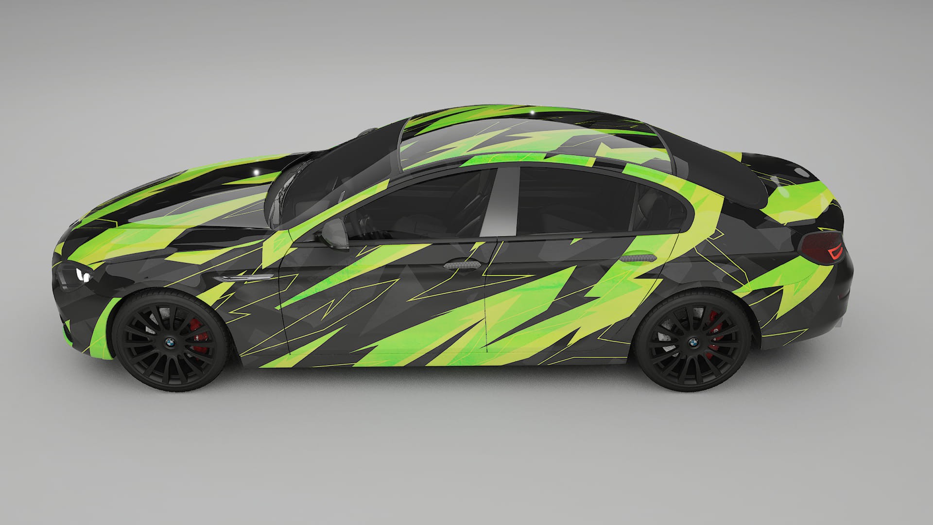BMW 6 F06 NINJA TURTLES Designed Wrap PPF Kit – Printable Polyurethane Film