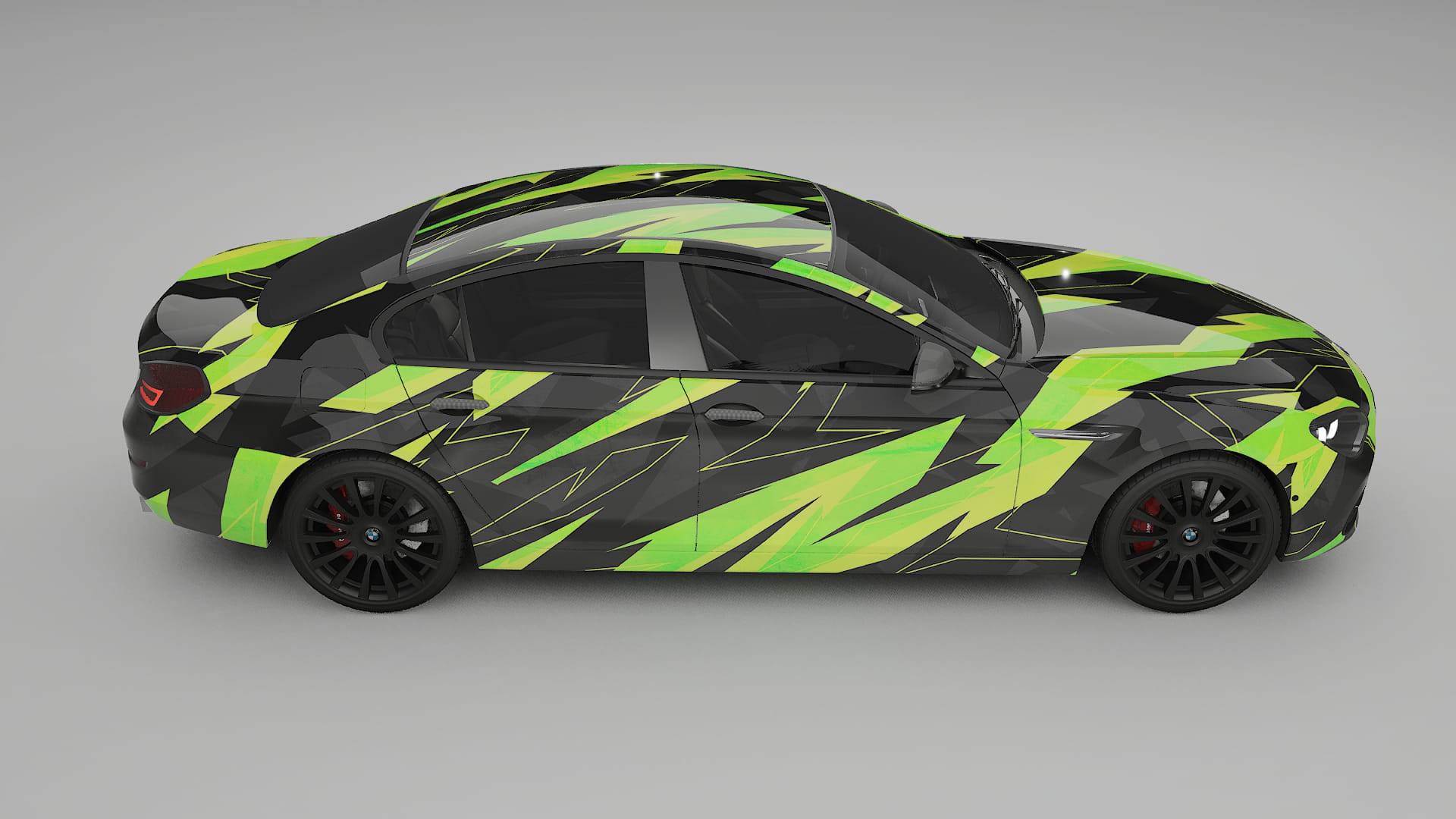 BMW 6 F06 NINJA TURTLES – Design-Wrap PPF-Kit aus bedruckbarer Polyurethanfolie