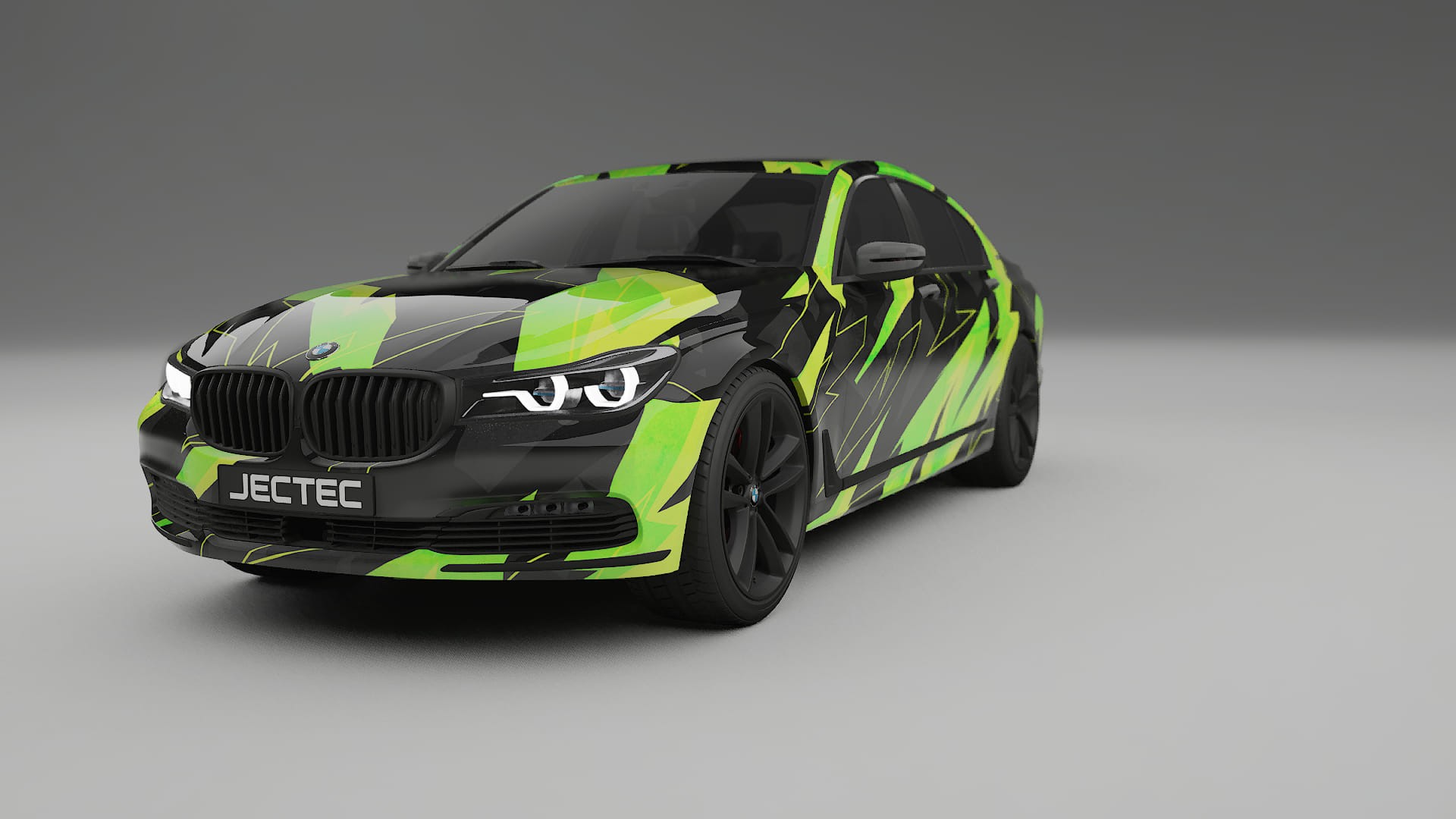 BMW 7 G11 G12 facelift LCI NINJA TURTLES Designed Wrap PPF Kit – Printable Polyurethane Film