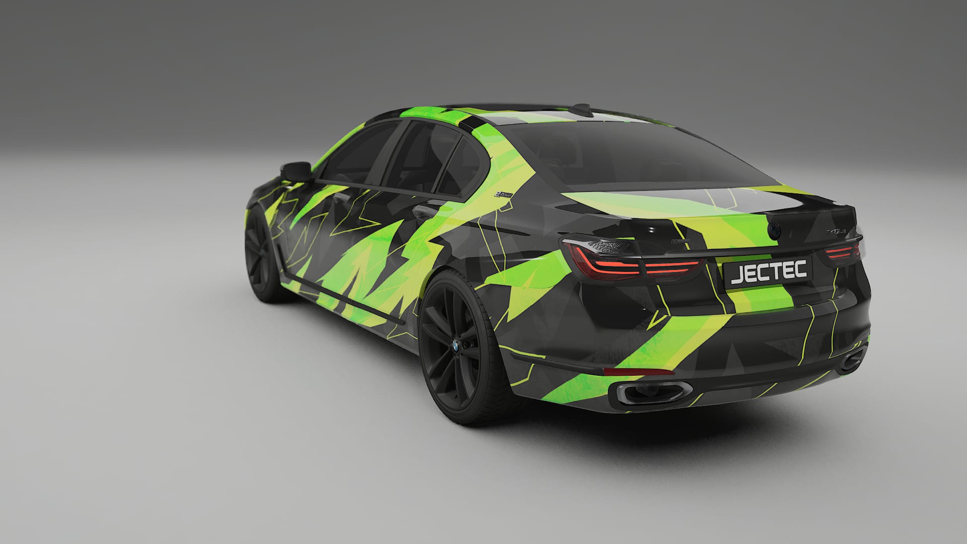 BMW 7 G11 G12 facelift LCI NINJA TURTLES – Design-Wrap PPF-Kit aus bedruckbarer Polyurethanfolie