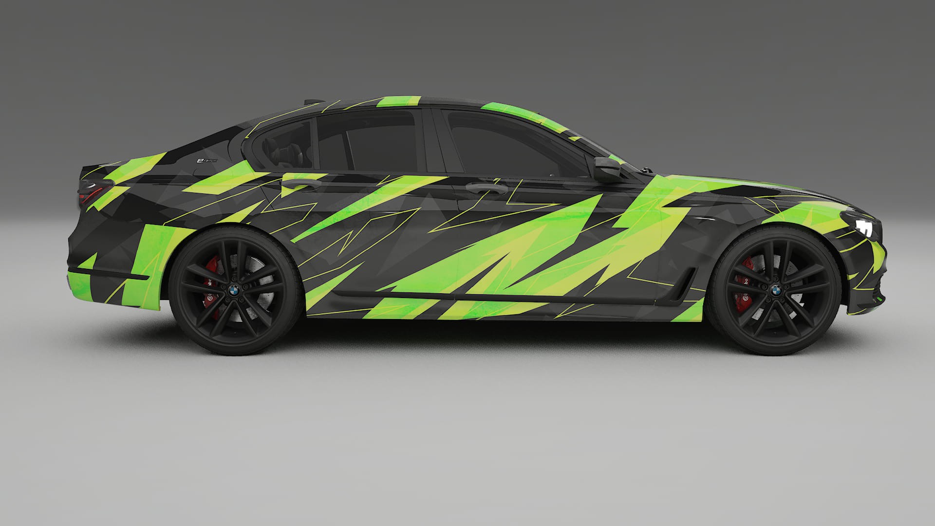 BMW 7 G11 G12 facelift LCI NINJA TURTLES Designed Wrap PPF Kit – Printable Polyurethane Film