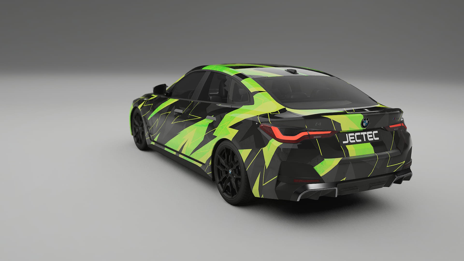 BMW I4 G26 M-Package NINJA TURTLES – Design-Wrap PPF-Kit aus bedruckbarer Polyurethanfolie
