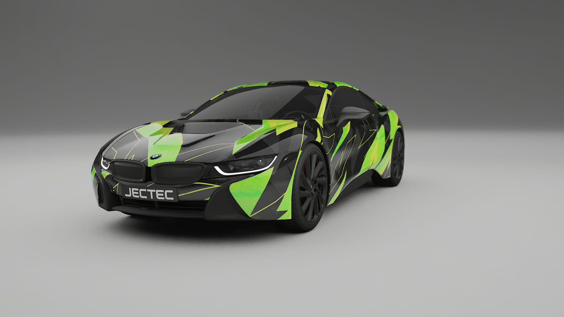 BMW I8 I12 NINJA TURTLES – Design-Wrap PPF-Kit aus bedruckbarer Polyurethanfolie