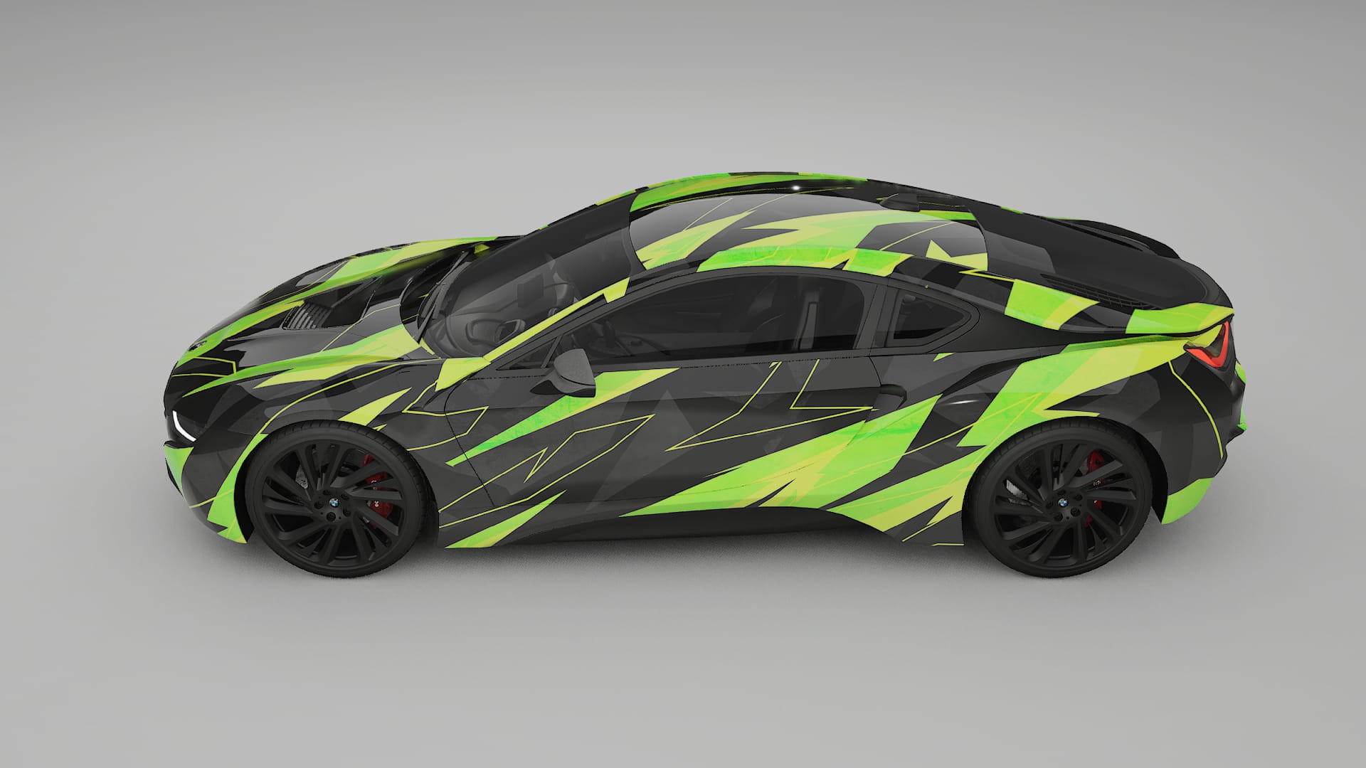 BMW I8 I12 NINJA TURTLES Designed Wrap PPF Kit – Printable Polyurethane Film