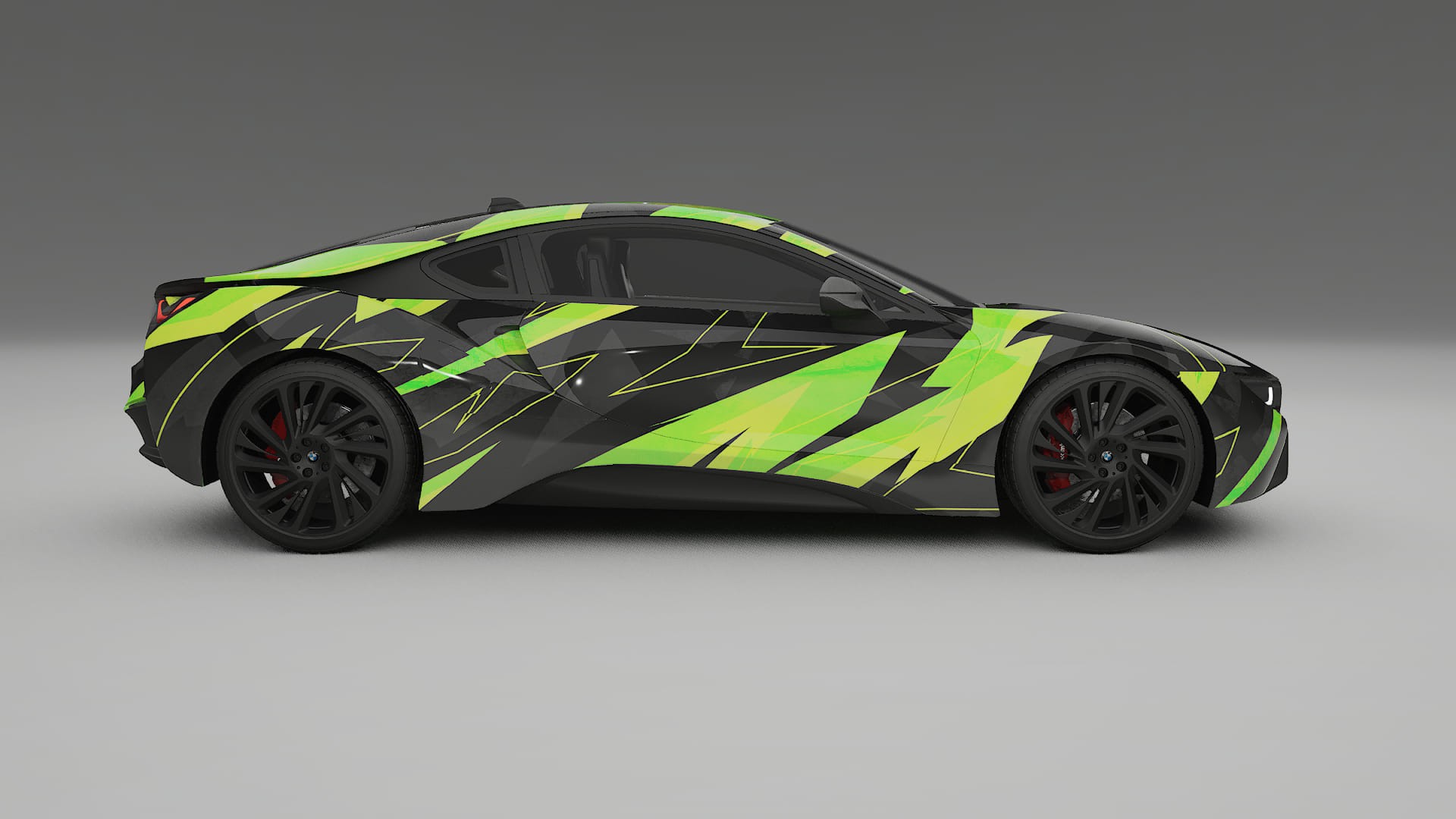 BMW I8 I12 NINJA TURTLES Designed Wrap PPF Kit – Printable Polyurethane Film