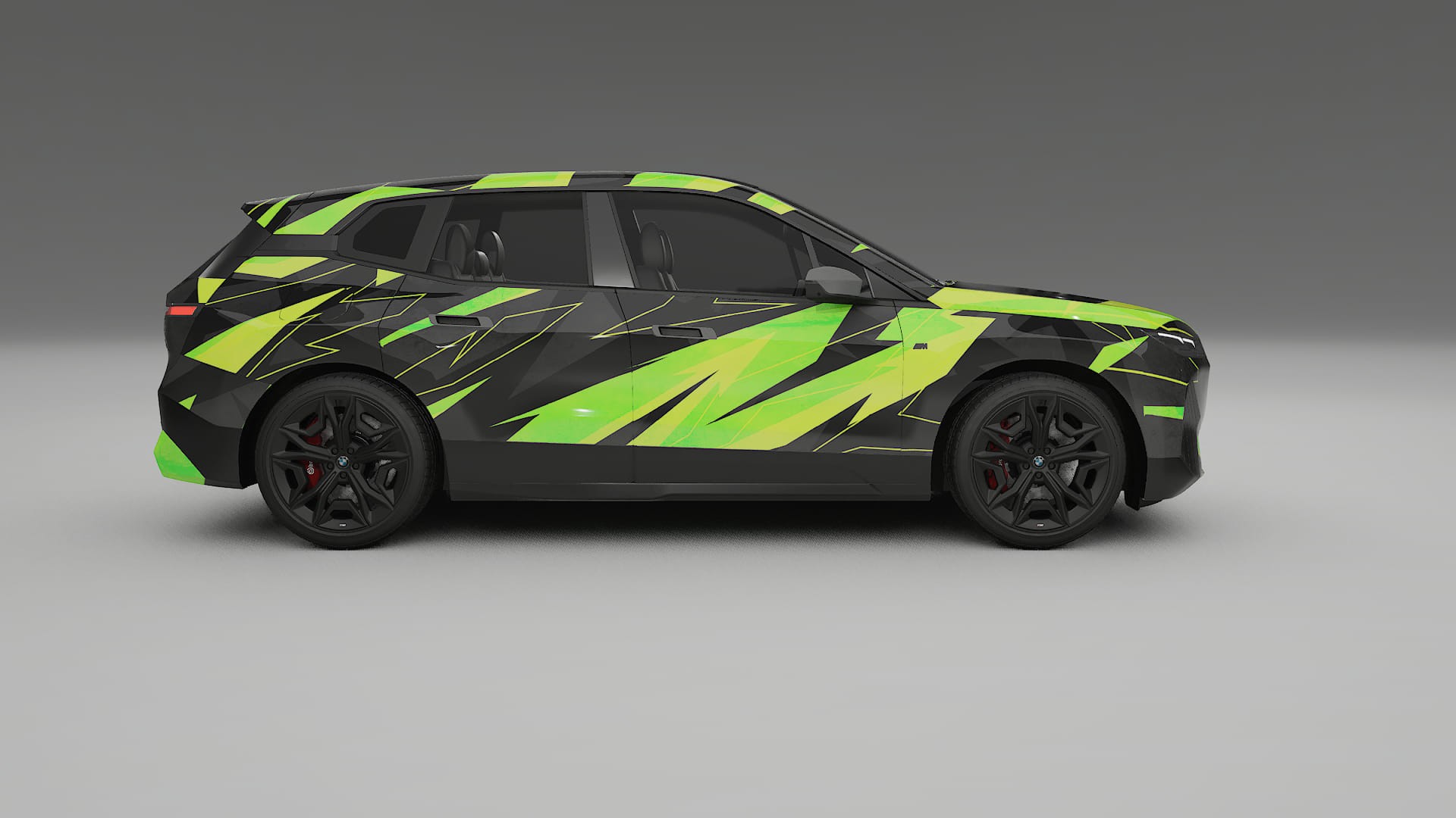 BMW iX M60 NINJA TURTLES – Design-Wrap PPF-Kit aus bedruckbarer Polyurethanfolie