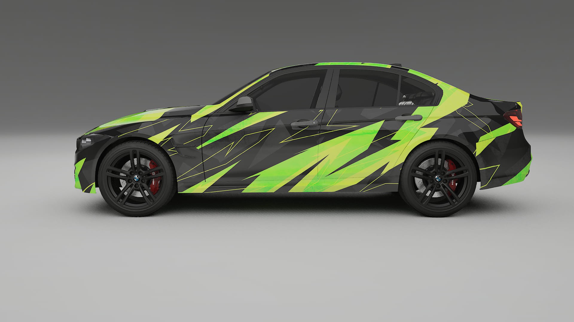 BMW M3 F80 NINJA TURTLES Designed Wrap PPF Kit – Printable Polyurethane Film