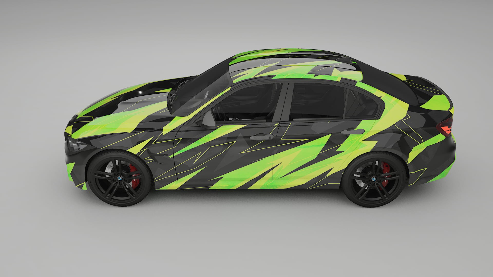 BMW M3 F80 NINJA TURTLES Designed Wrap PPF Kit – Printable Polyurethane Film