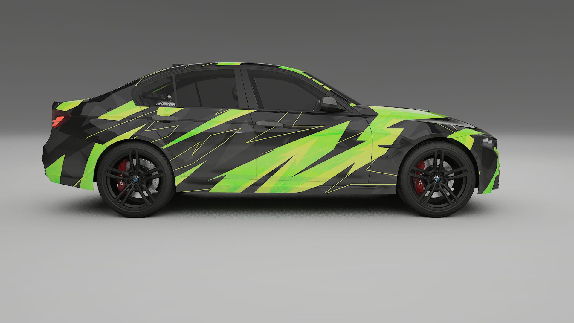 BMW M3 F80 NINJA TURTLES Designed Wrap PPF Kit – Printable Polyurethane Film