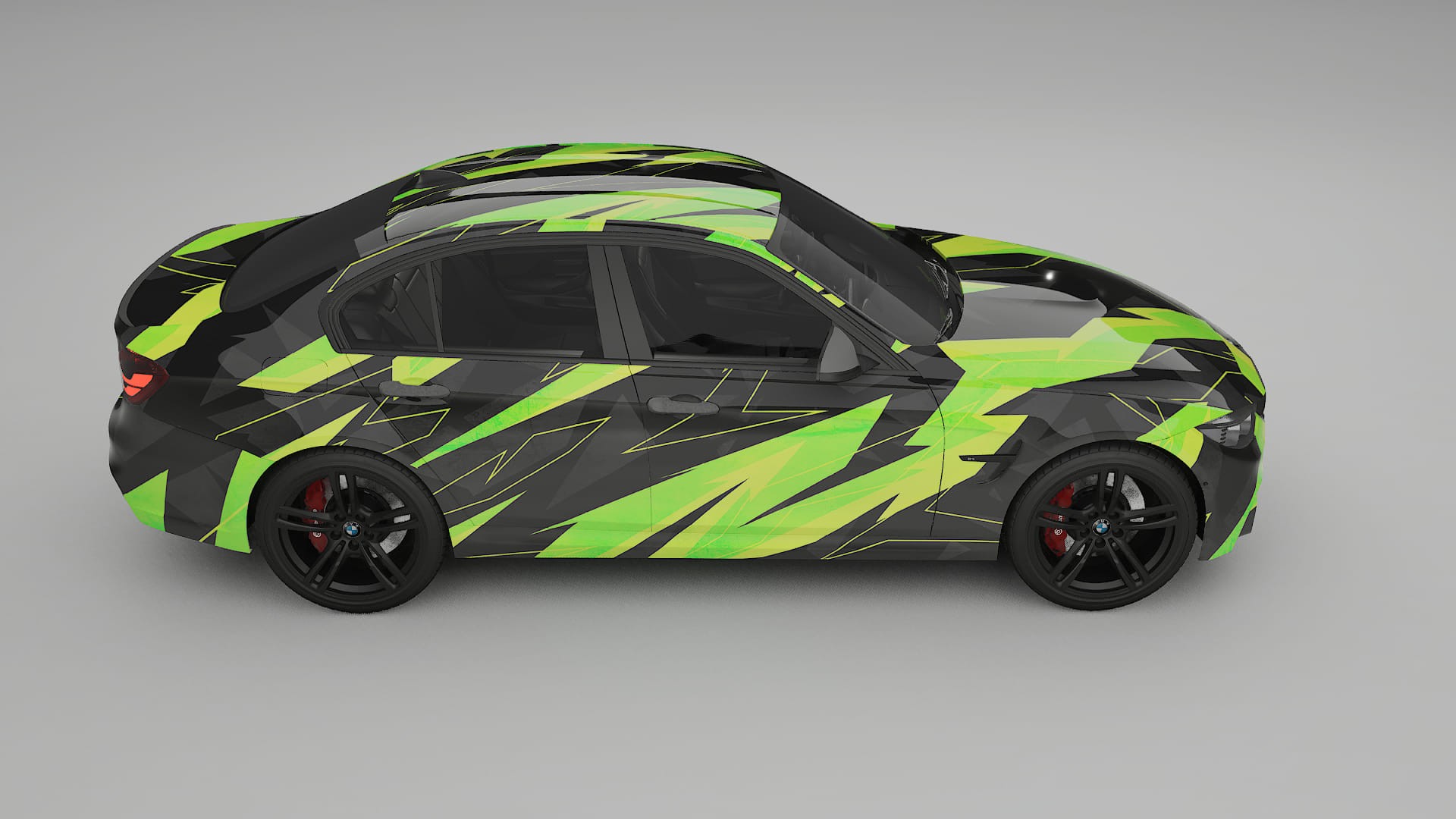 BMW M3 F80 NINJA TURTLES – Design-Wrap PPF-Kit aus bedruckbarer Polyurethanfolie