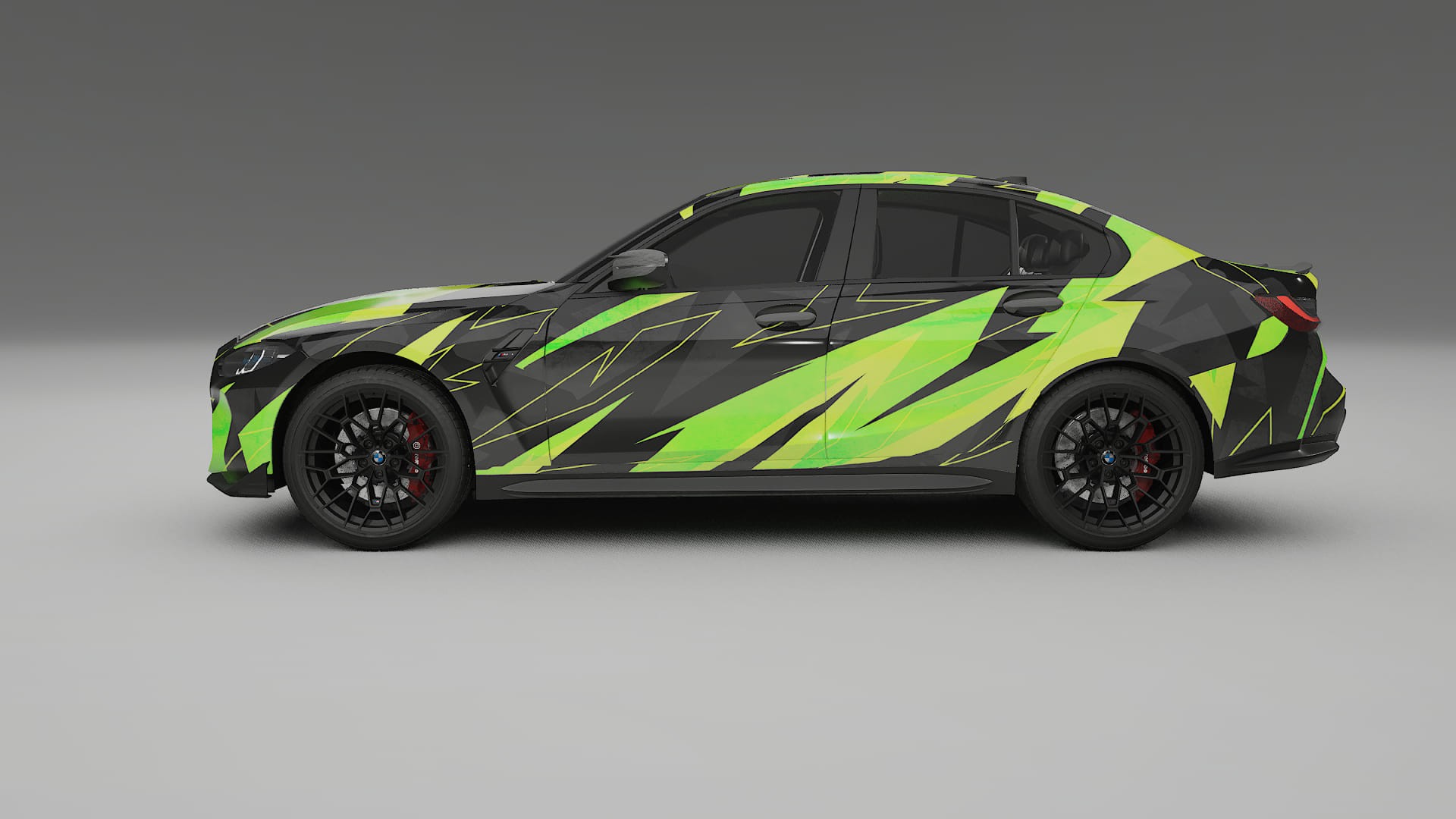 BMW M3 G80 Competition CS NINJA TURTLES – Design-Wrap PPF-Kit aus bedruckbarer Polyurethanfolie