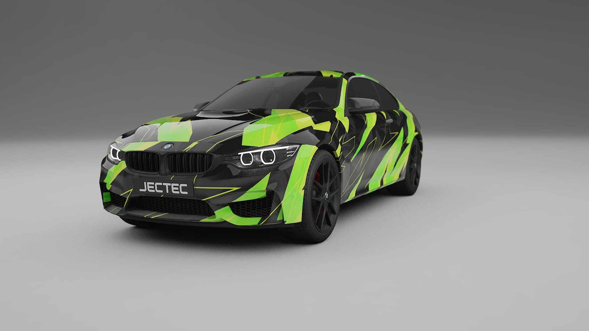 BMW M4 F82 NINJA TURTLES – Design-Wrap PPF-Kit aus bedruckbarer Polyurethanfolie