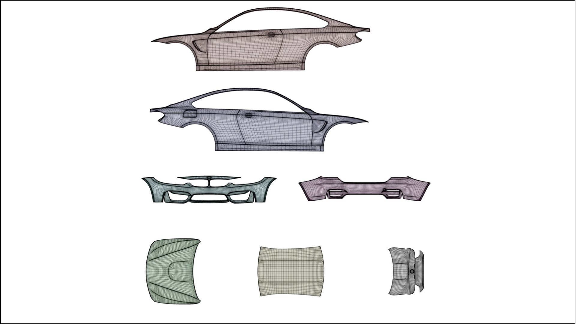 BMW M4 F82 NINJA TURTLES Designed Wrap PPF Kit – Printable Polyurethane Film 2