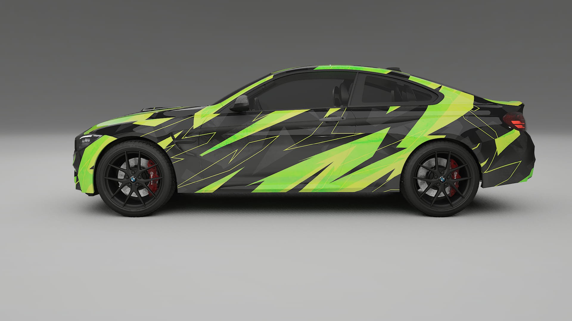 BMW M4 F82 NINJA TURTLES Designed Wrap PPF Kit – Printable Polyurethane Film