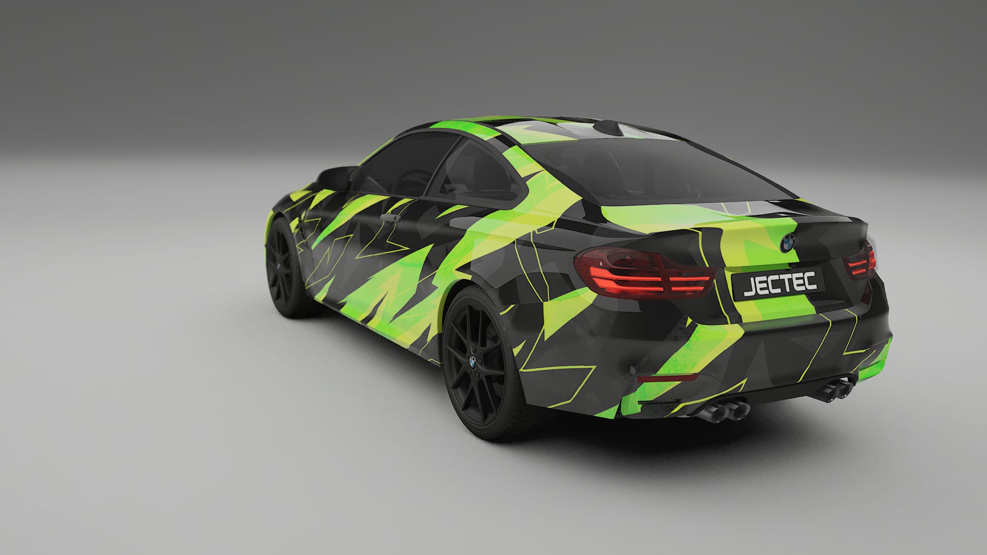BMW M4 F82 NINJA TURTLES – Design-Wrap PPF-Kit aus bedruckbarer Polyurethanfolie