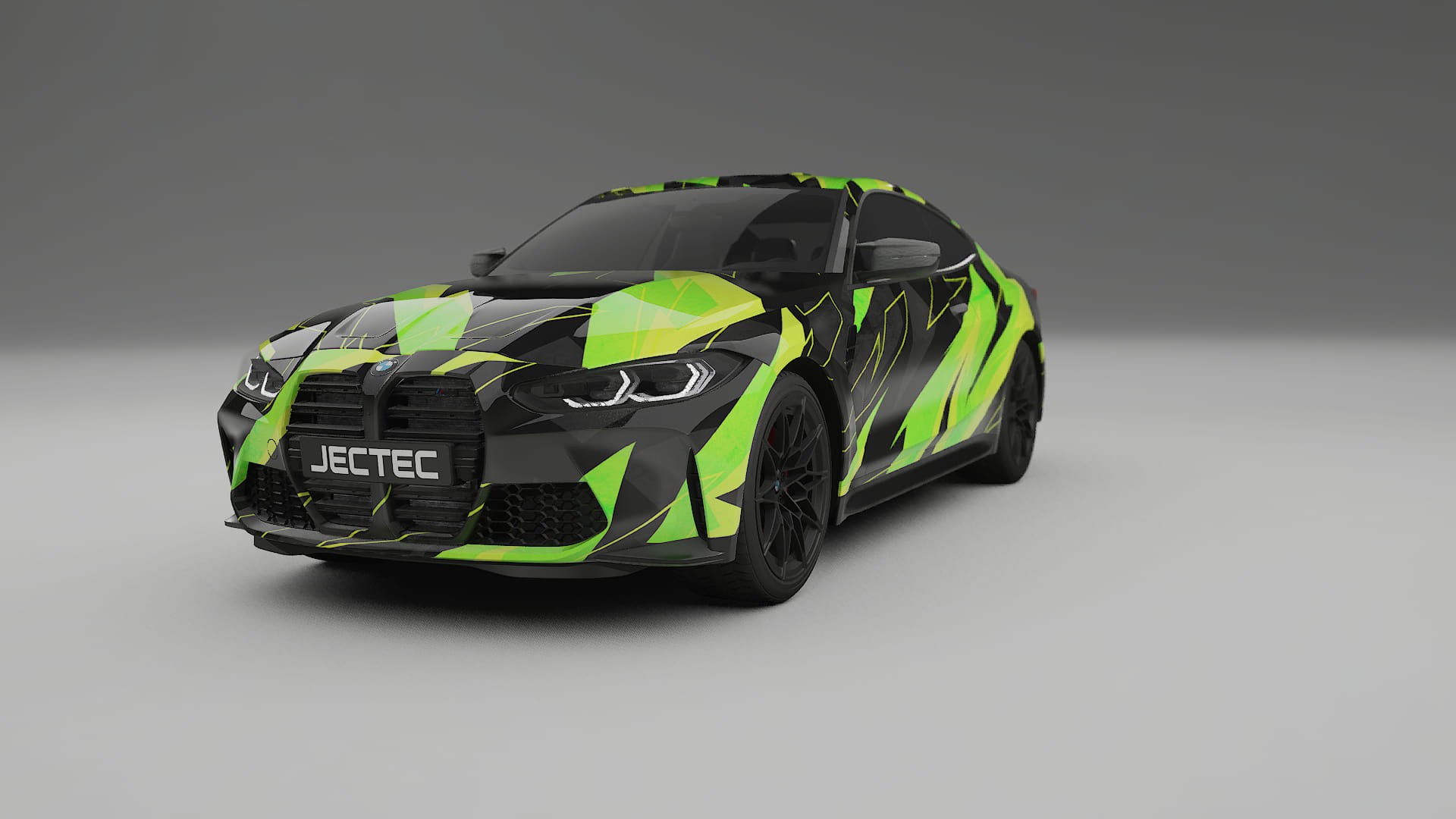 BMW M4 G82 NINJA TURTLES – Design-Wrap PPF-Kit aus bedruckbarer Polyurethanfolie