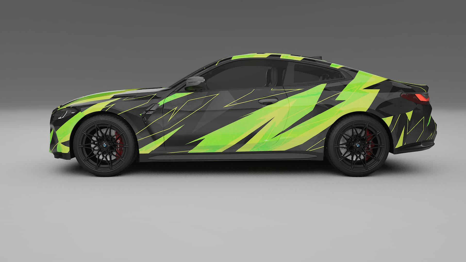 BMW M4 G82 NINJA TURTLES – Design-Wrap PPF-Kit aus bedruckbarer Polyurethanfolie
