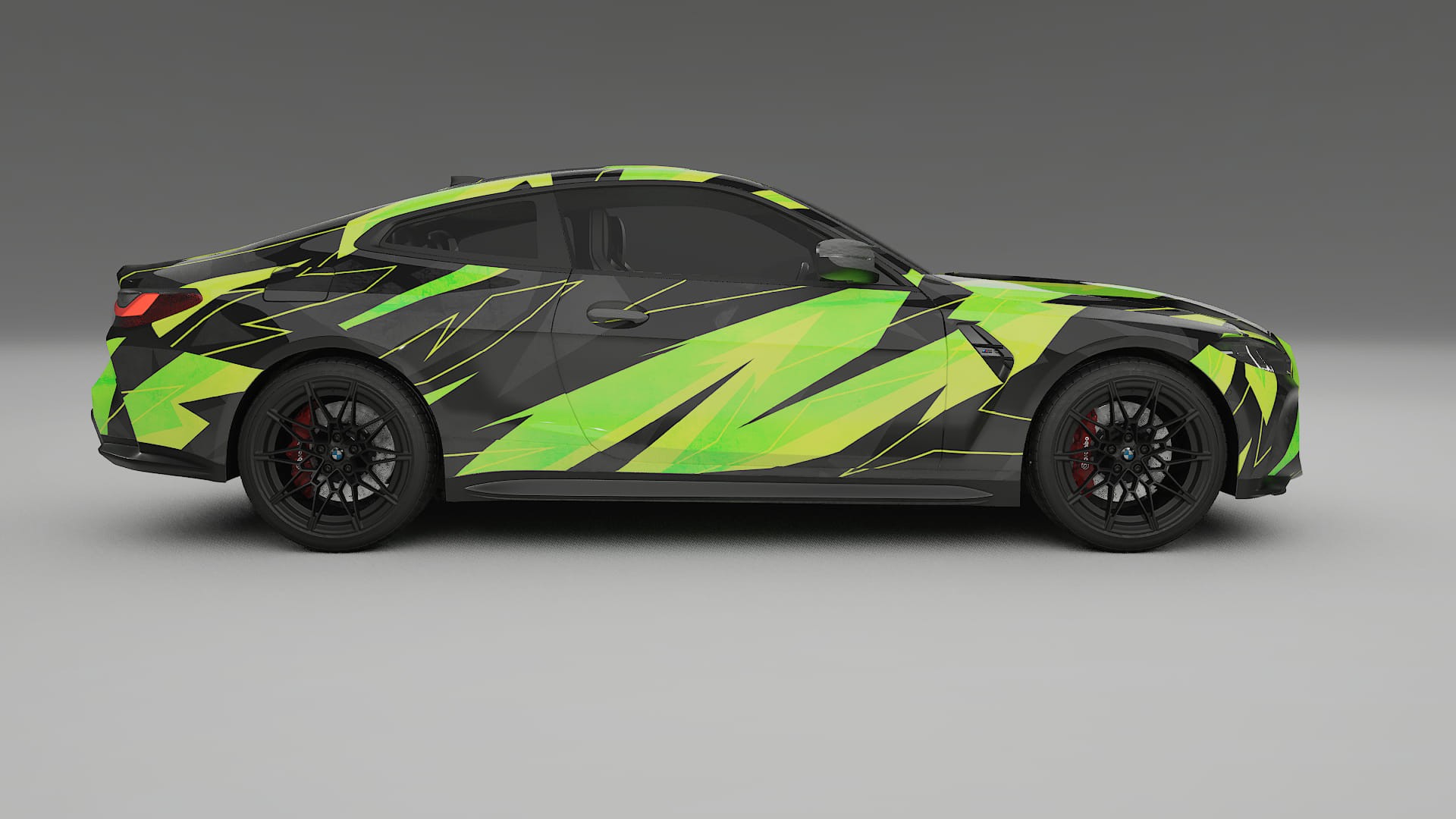 BMW M4 G82 NINJA TURTLES – Design-Wrap PPF-Kit aus bedruckbarer Polyurethanfolie