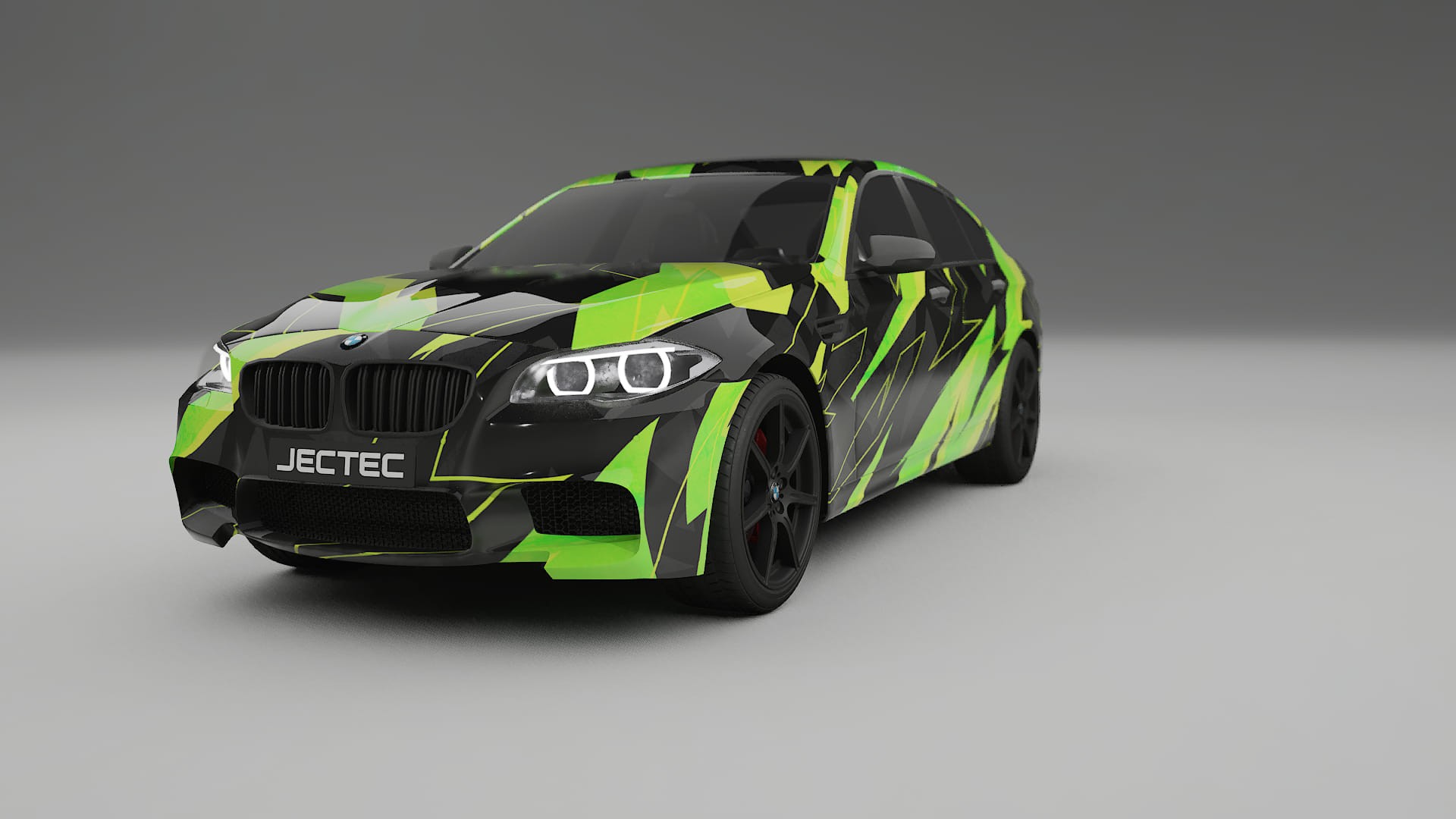 BMW M5 F10 NINJA TURTLES – Design-Wrap PPF-Kit aus bedruckbarer Polyurethanfolie