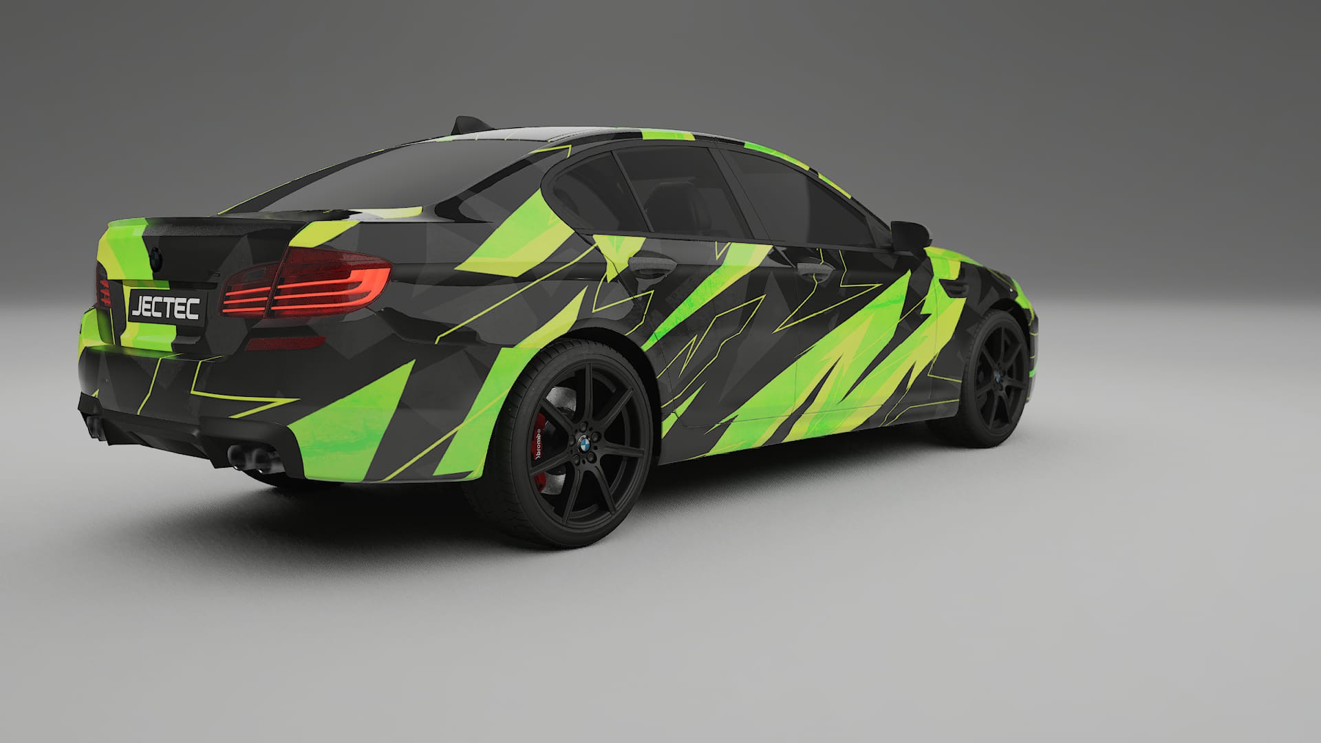 BMW M5 F10 NINJA TURTLES – Design-Wrap PPF-Kit aus bedruckbarer Polyurethanfolie