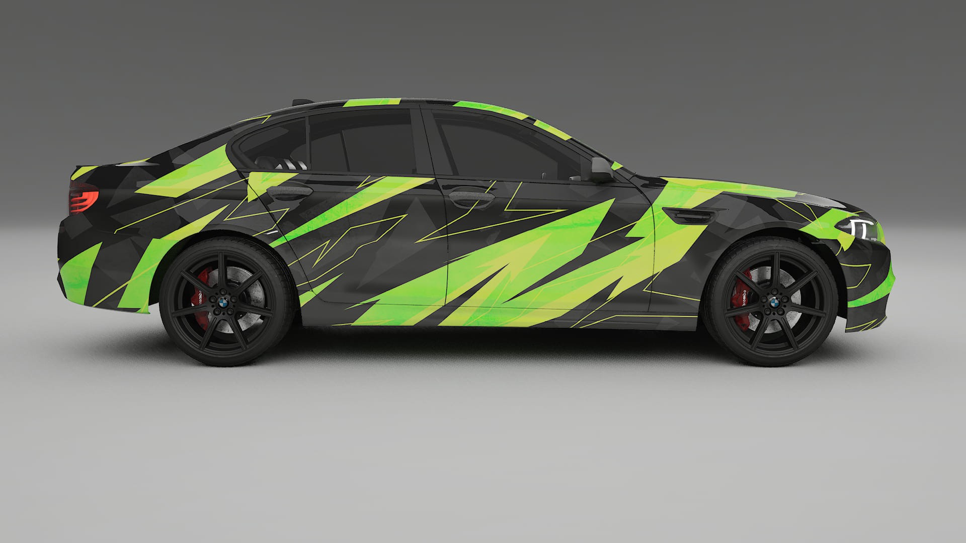 BMW M5 F10 NINJA TURTLES Designed Wrap PPF Kit – Printable Polyurethane Film