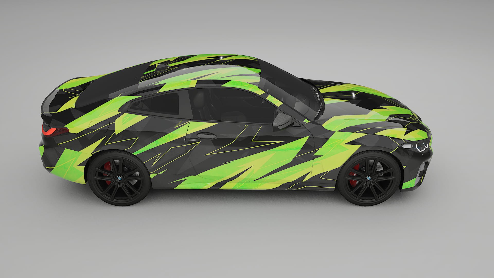 BMW M440i G26 NINJA TURTLES – Design-Wrap PPF-Kit aus bedruckbarer Polyurethanfolie