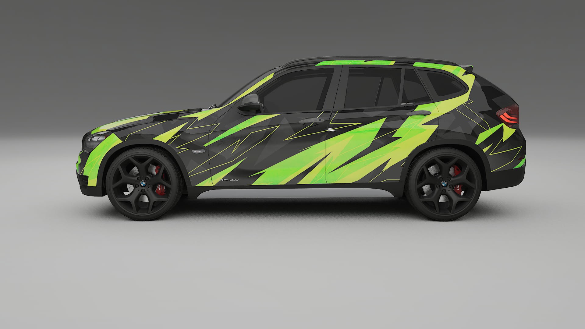 BMW X1 E84 NINJA TURTLES Designed Wrap PPF Kit – Printable Polyurethane Film
