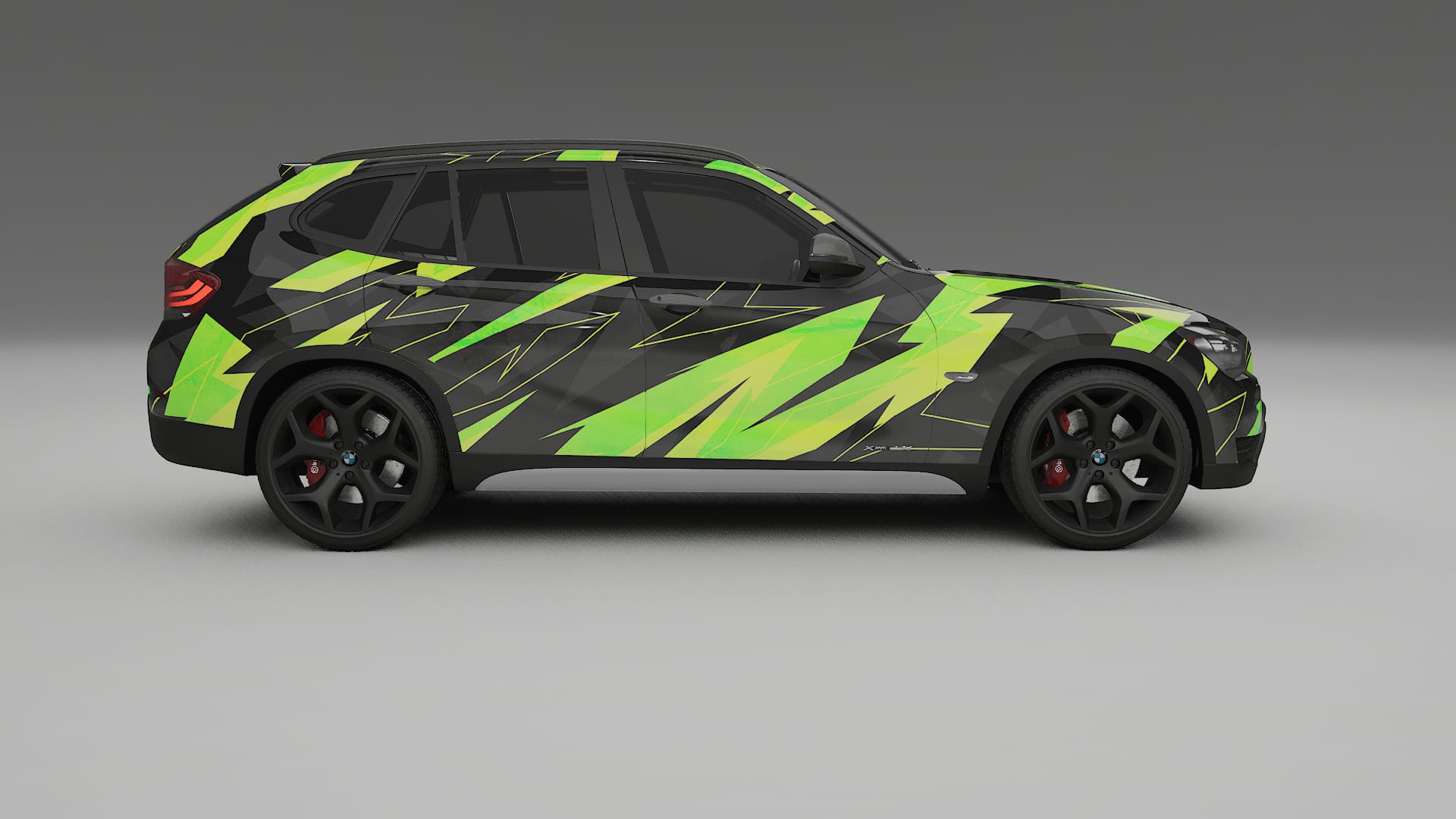 BMW X1 E84 NINJA TURTLES Designed Wrap PPF Kit – Printable Polyurethane Film