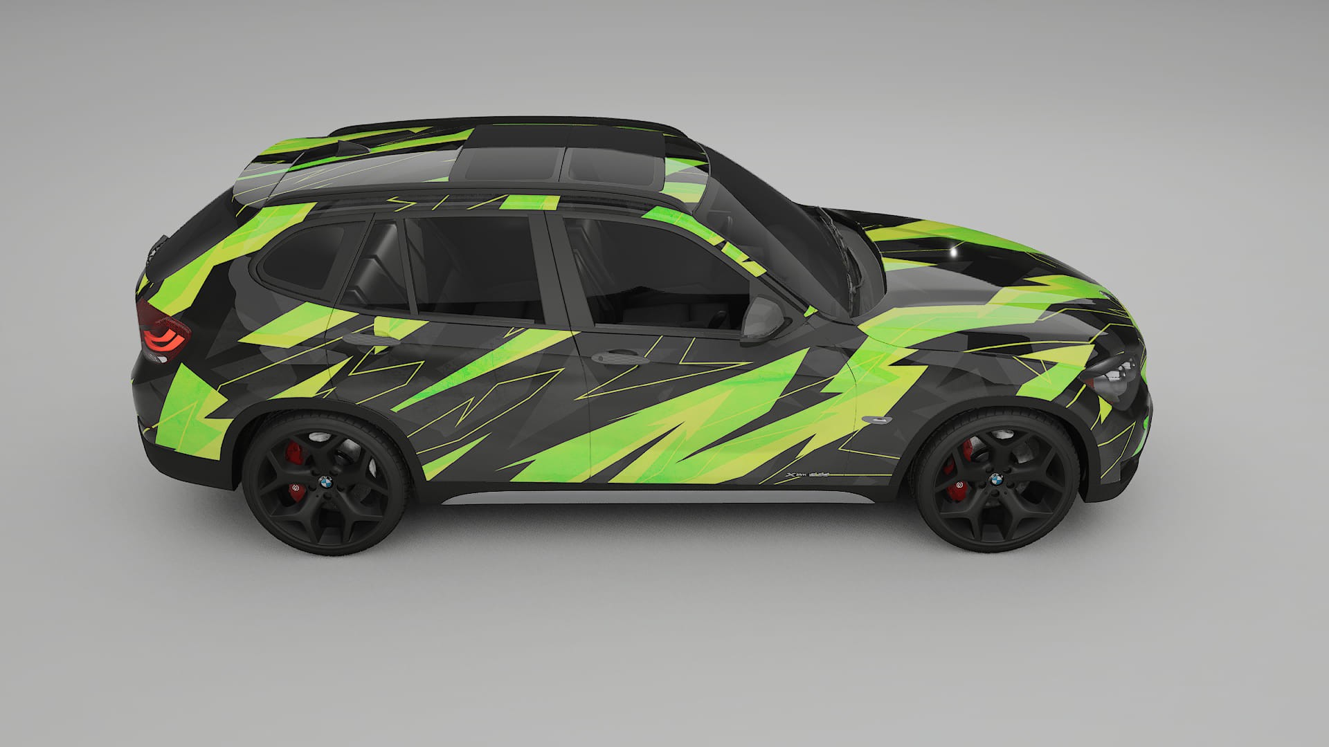 BMW X1 E84 NINJA TURTLES – Design-Wrap PPF-Kit aus bedruckbarer Polyurethanfolie